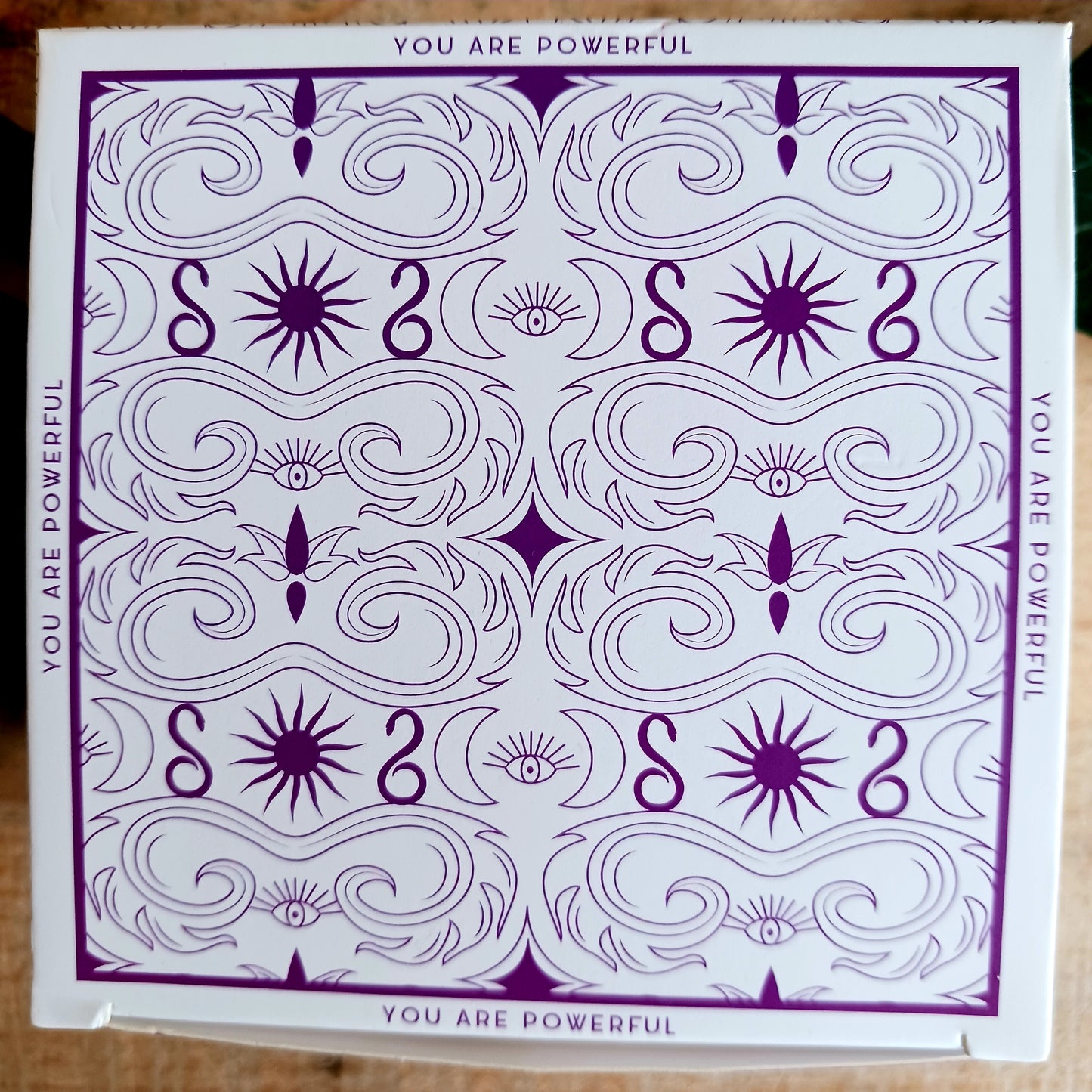 Crystal Magic Tarot Candle | The Moon