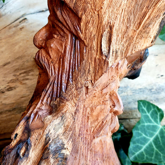Bring a touch of magic to your home with this beautifully hand carved wooden wizard sculpture, expertly crafted by skilled artisans in Bali. Featuring two wise wizards, this enchanting piece celebrates folklore, fantasy and traditional craftsmanship, making it a unique addition to any home, altar or collection.