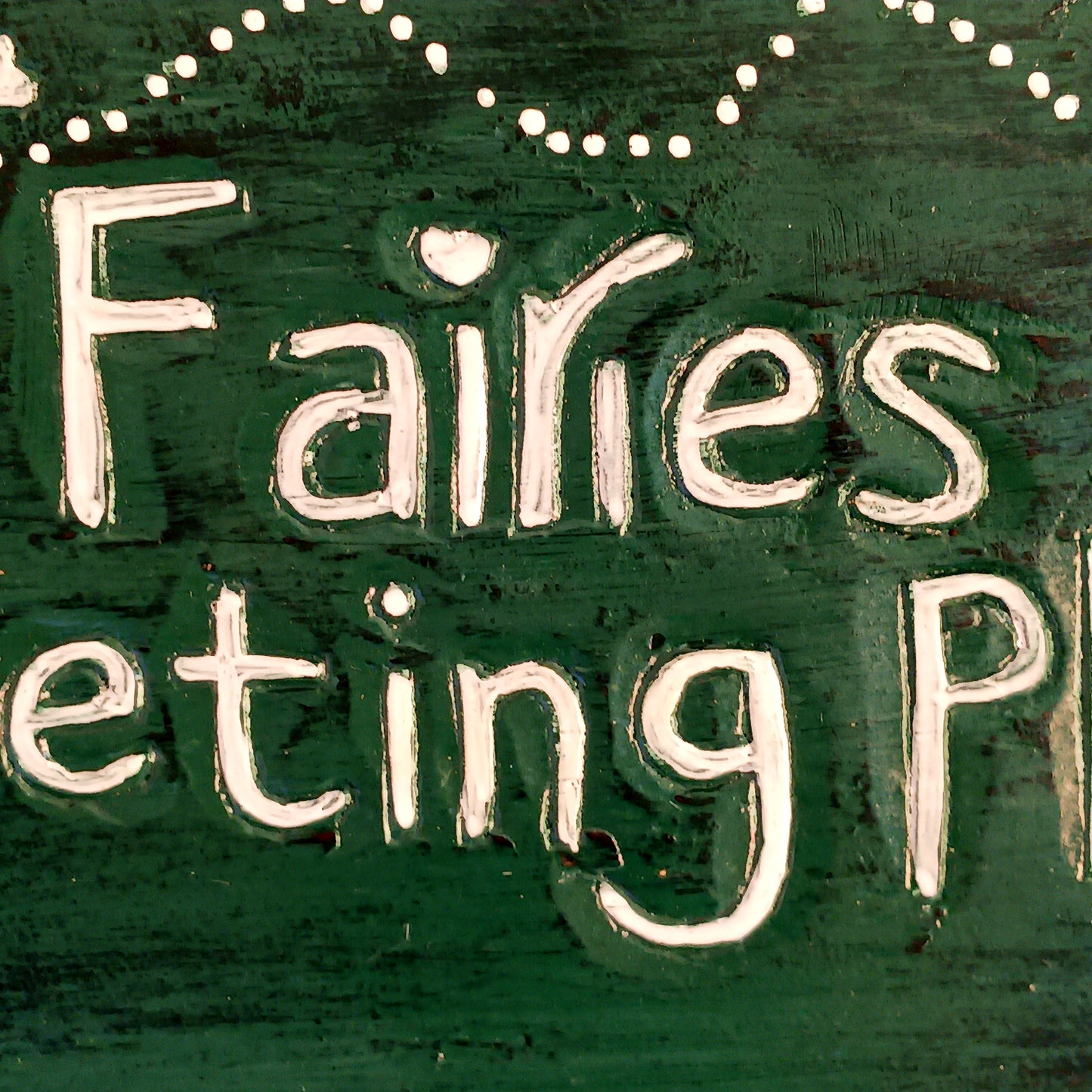 Fairies Meeting Place Wall Plaque