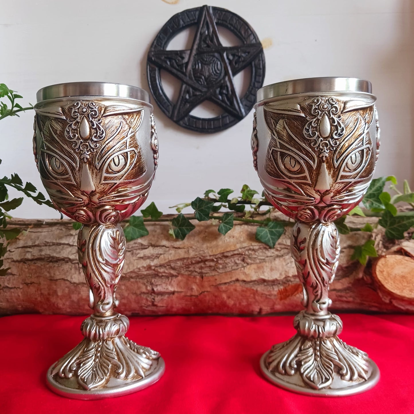 Sacred cat decorative Goblet