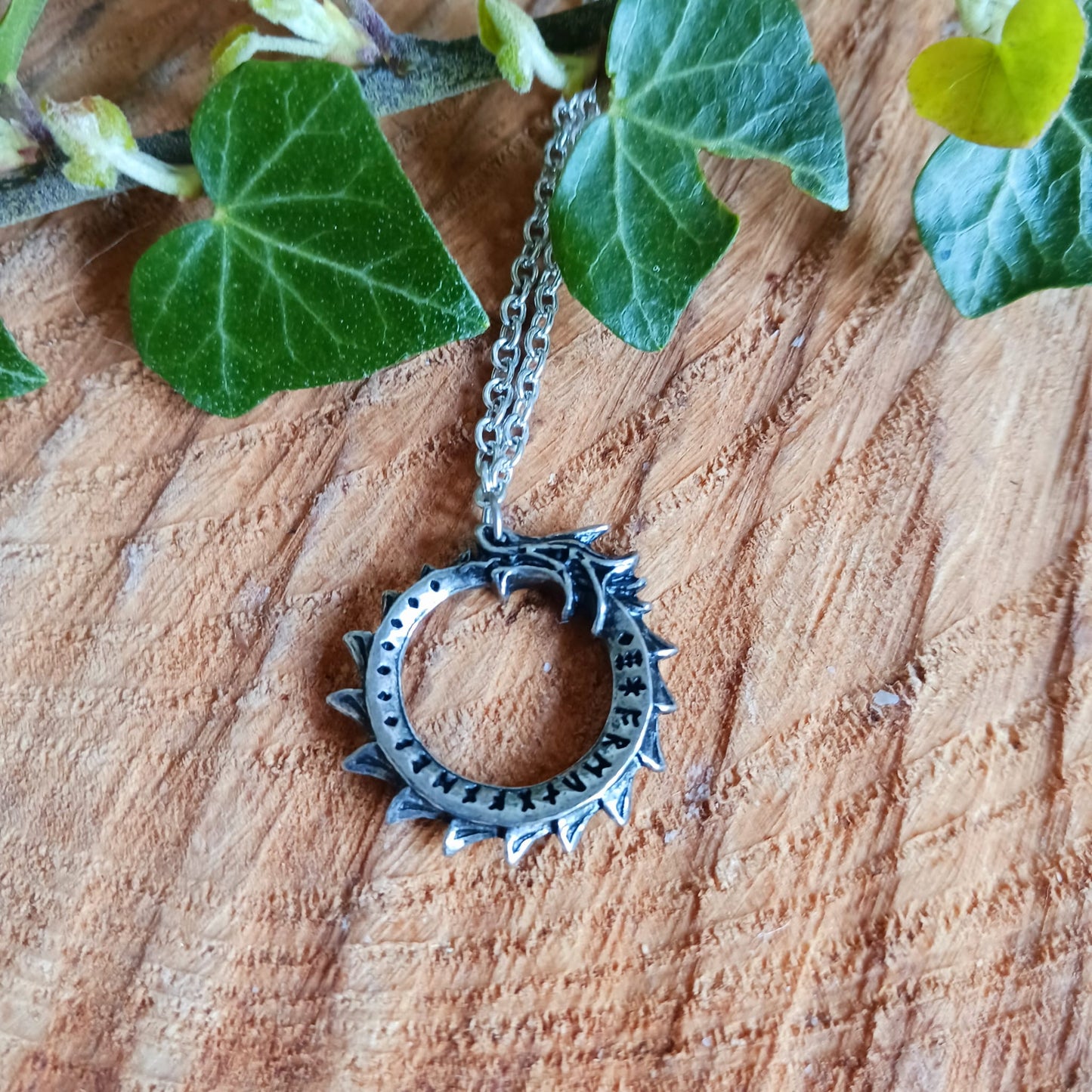 Mini Jormungand Pendant & Chain