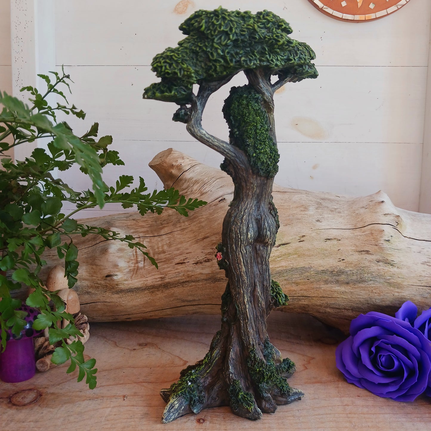 Mother Nature Female Tree Spirit  Woodland Figurine Ornament