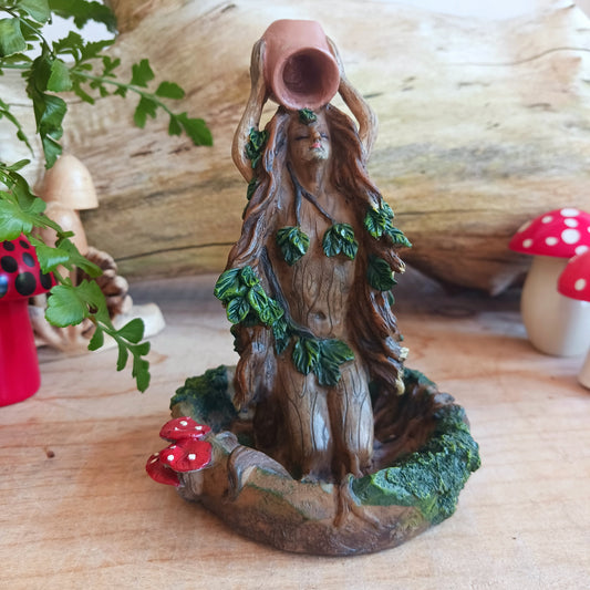 Forest Maiden Tree Backflow Incense Burner