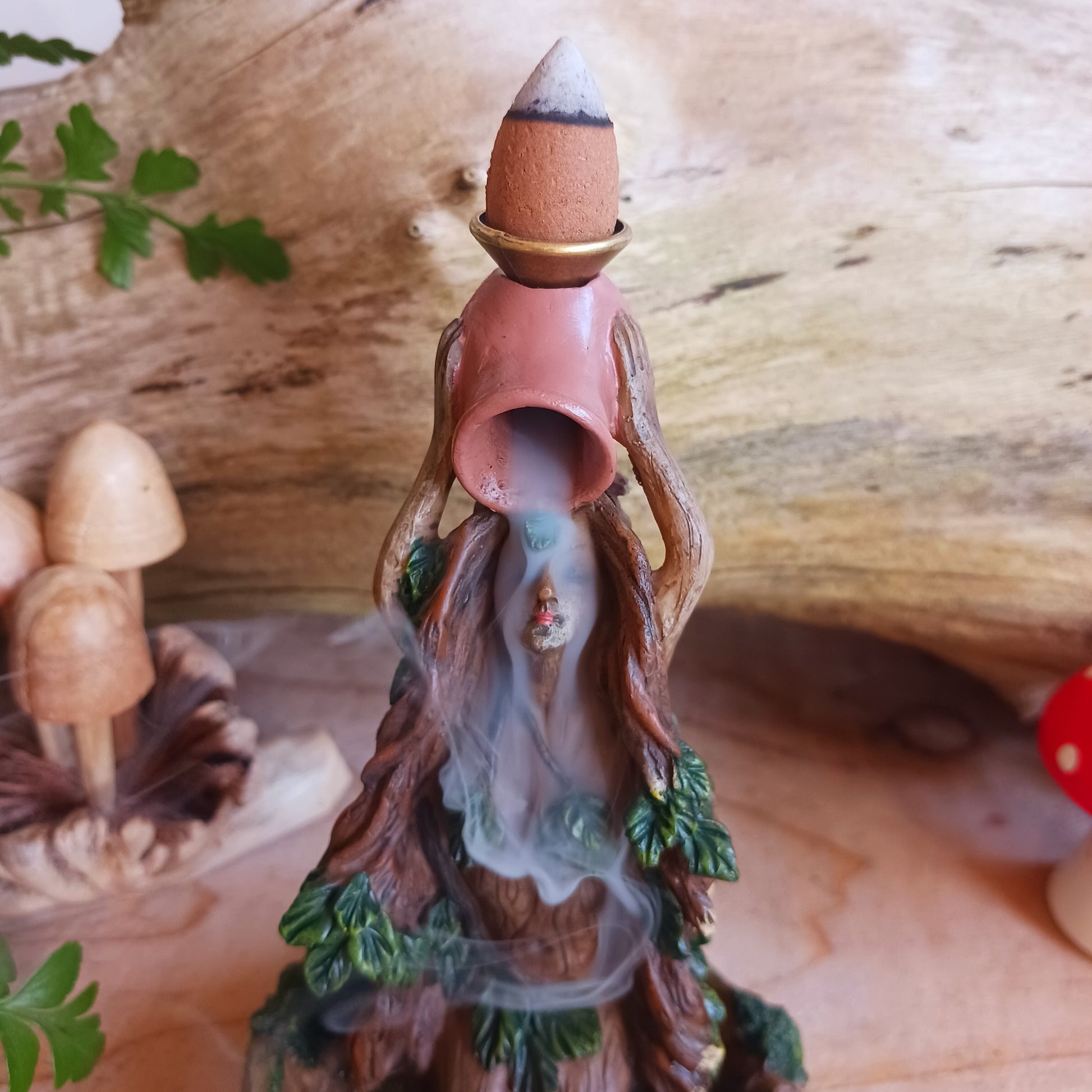 Forest Maiden Tree Backflow Incense Burner