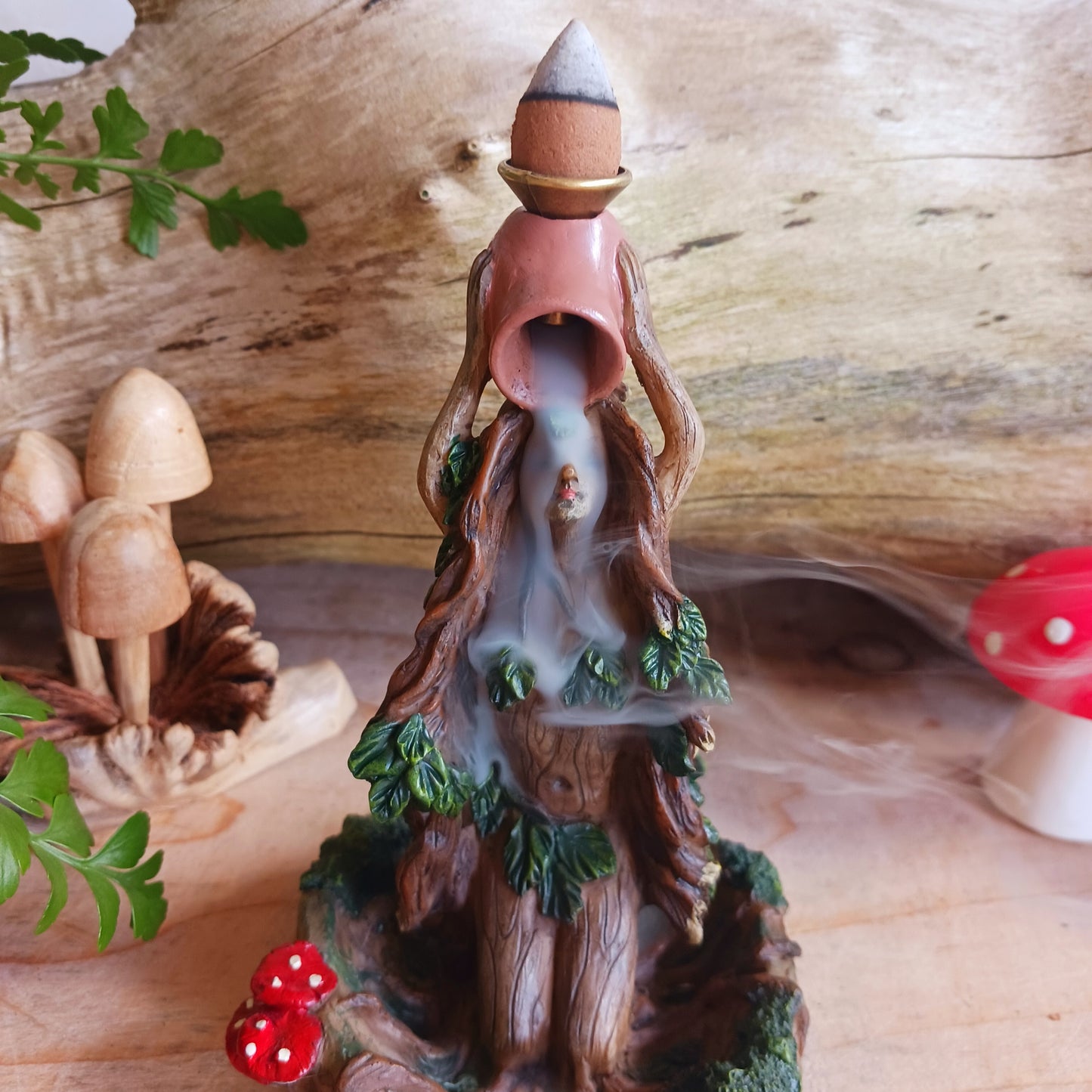 Forest Maiden Tree Backflow Incense Burner