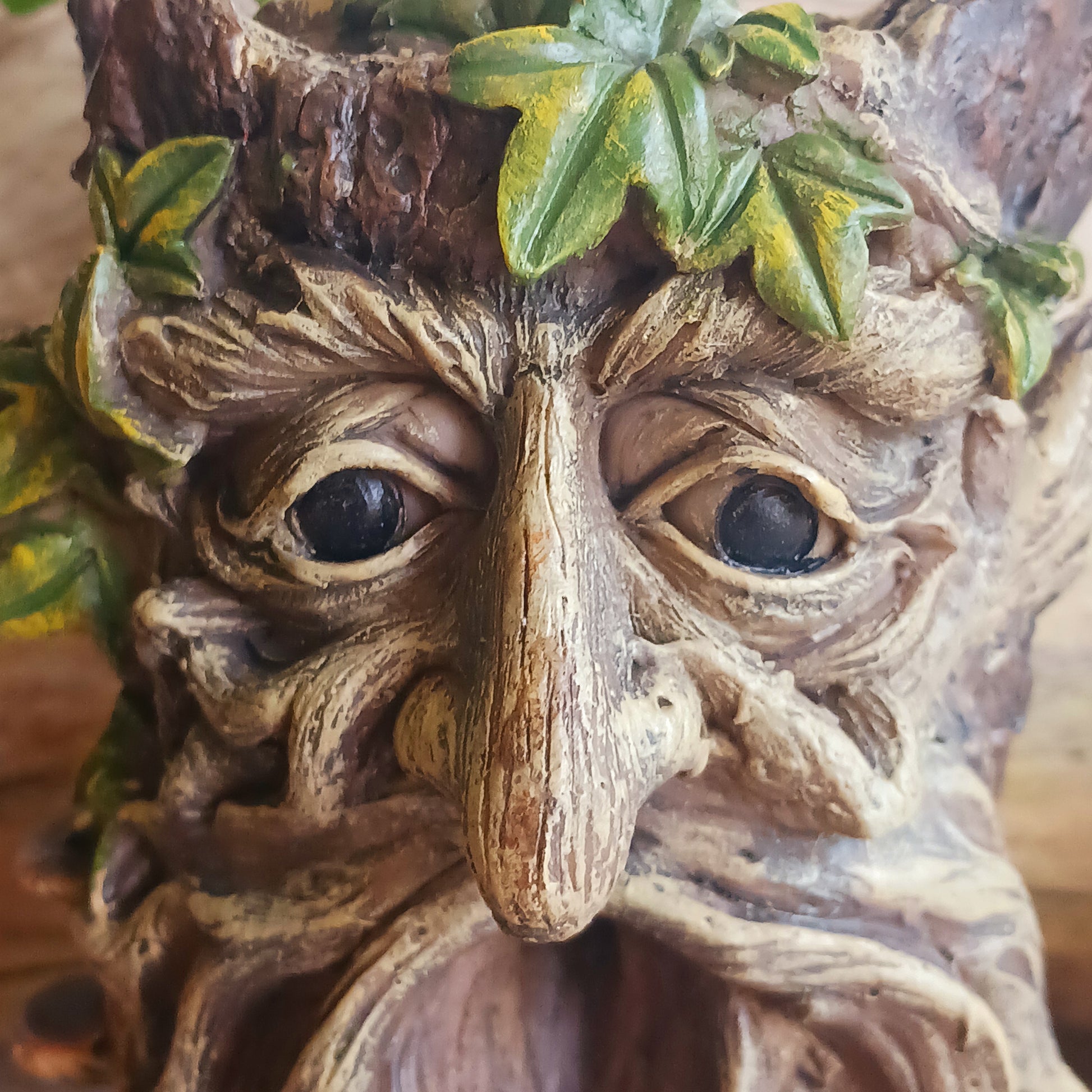 The Wisest Dryad Tree Spirit Green Man Backflow Incense Burner