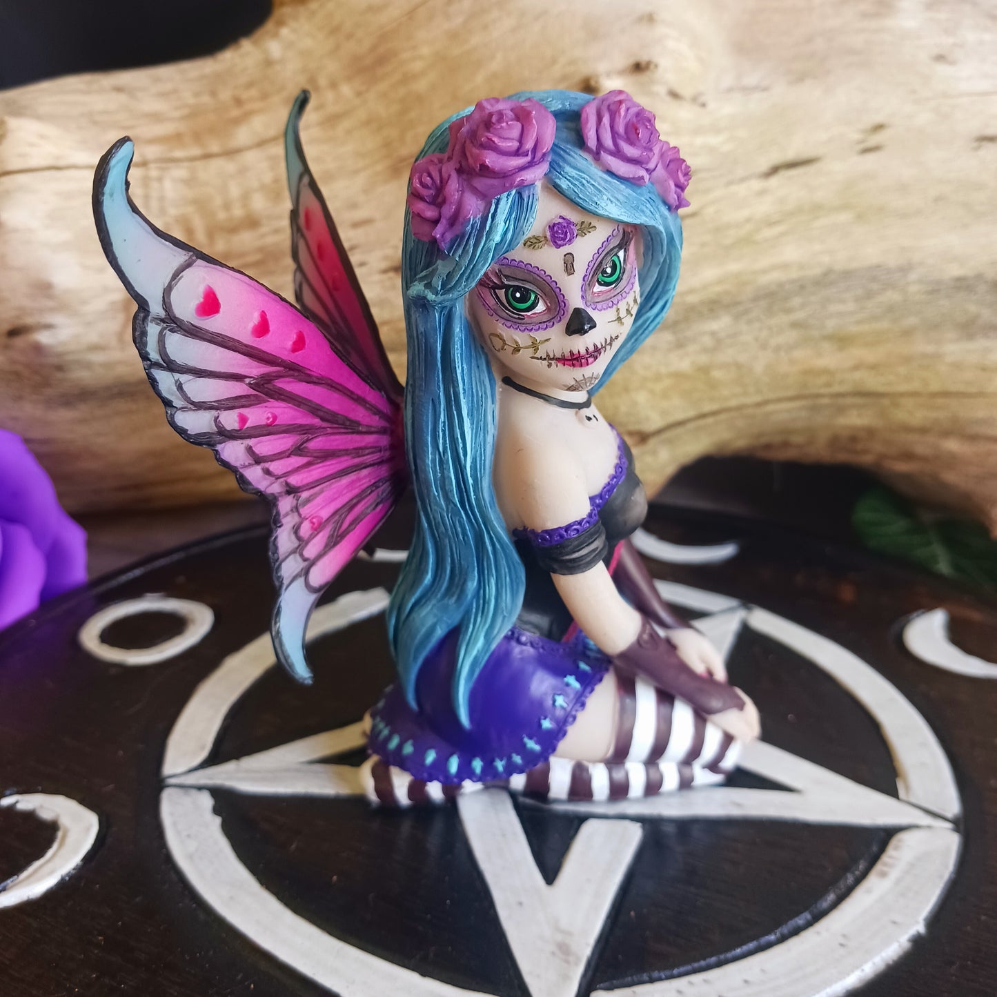 Azula Figurine Sugar Skull Fairy Ornament