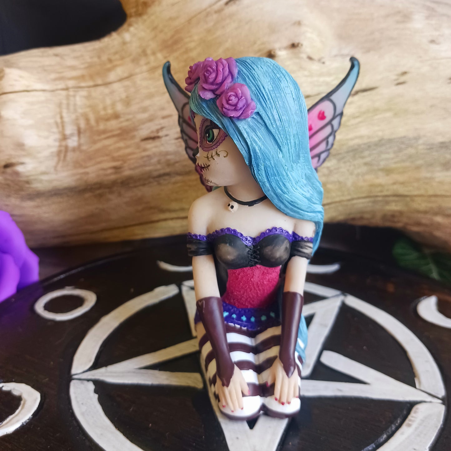 Azula Figurine Sugar Skull Fairy Ornament