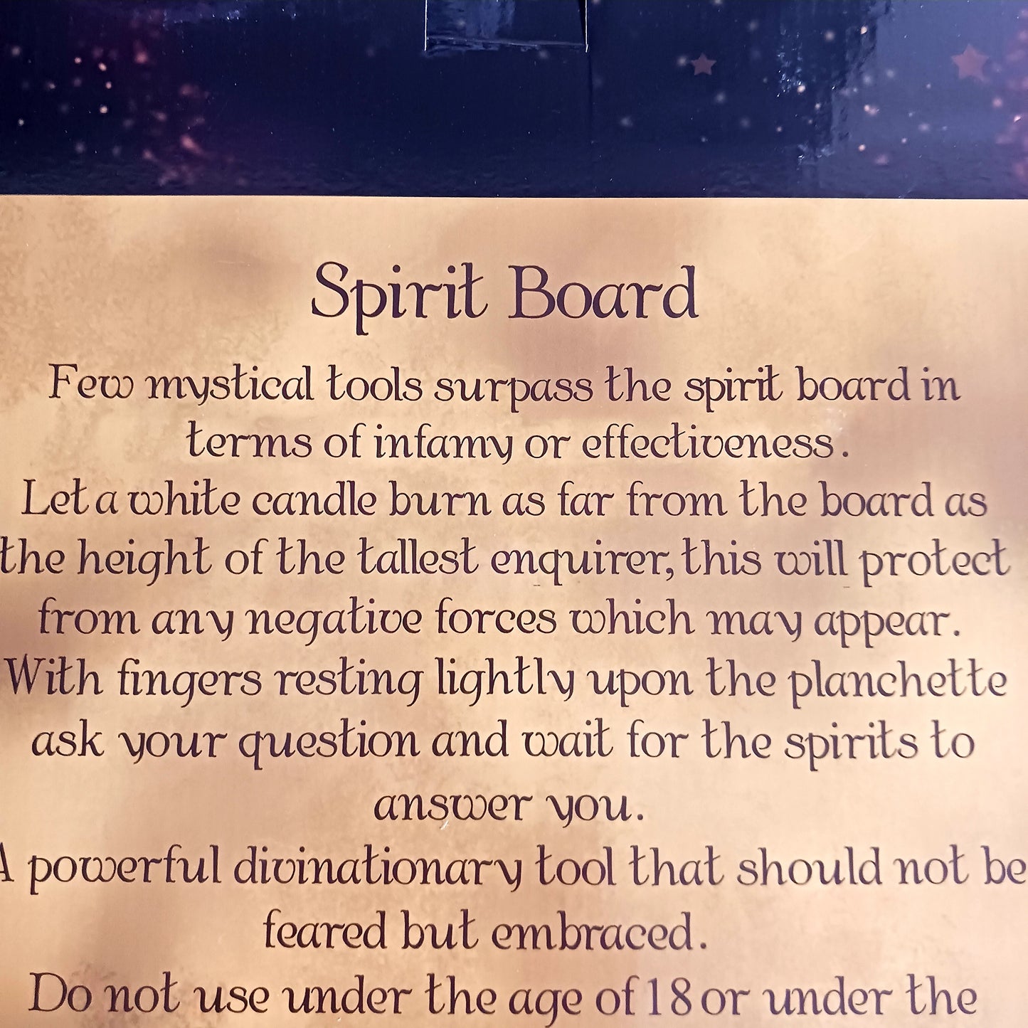 The Witching Hour Spirit Board by Lisa Parker