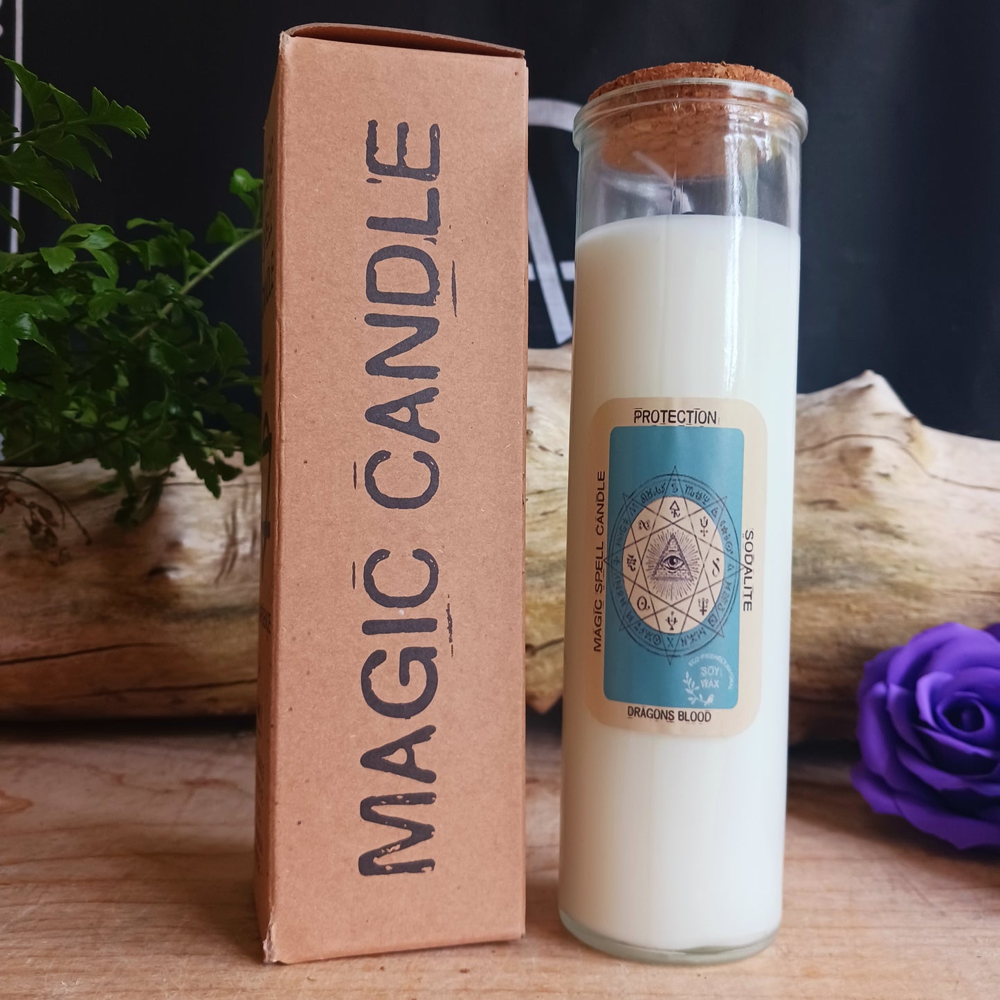 What is your Magic Spell Candle - Protection for? - &nbsp;To create a shield of divine protection, ward off negative energies, and create a safe and harmonious space. To safeguard your energy, promote spiritual well-being, and instil a sense of security.