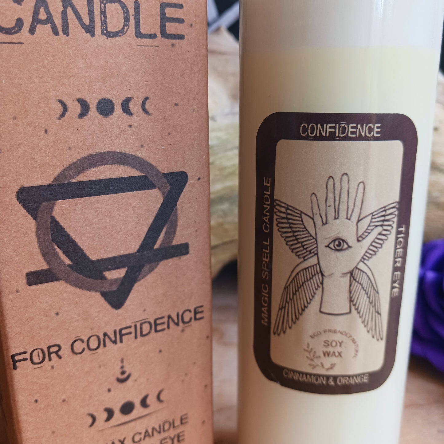 Magic Spell Candle | Confidence - Cinnamon & Orange