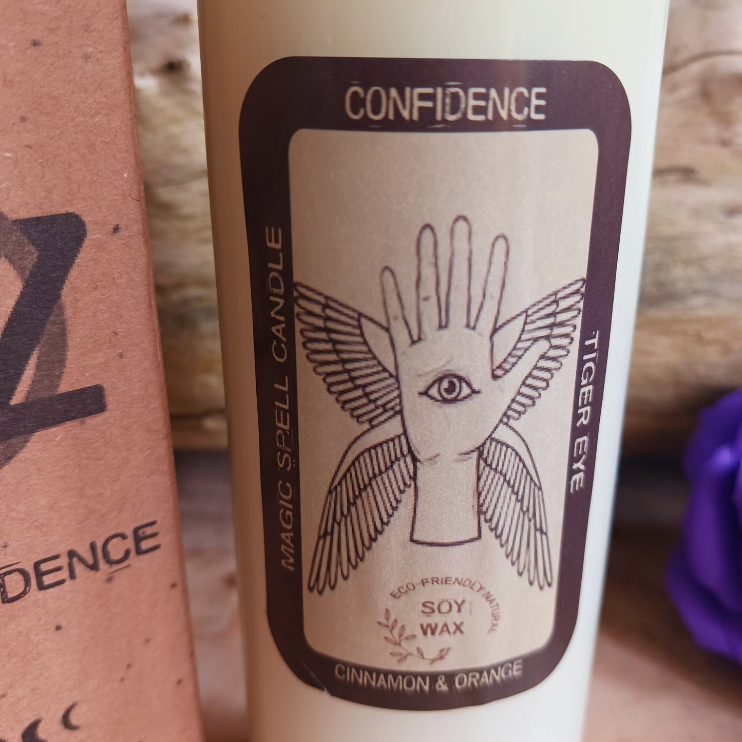 Magic Spell Candle | Confidence - Cinnamon & Orange