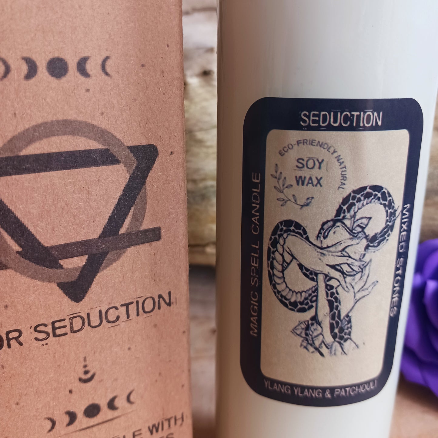 Magic Spell Candle | Seduction-Ylang Ylang & Patchouli