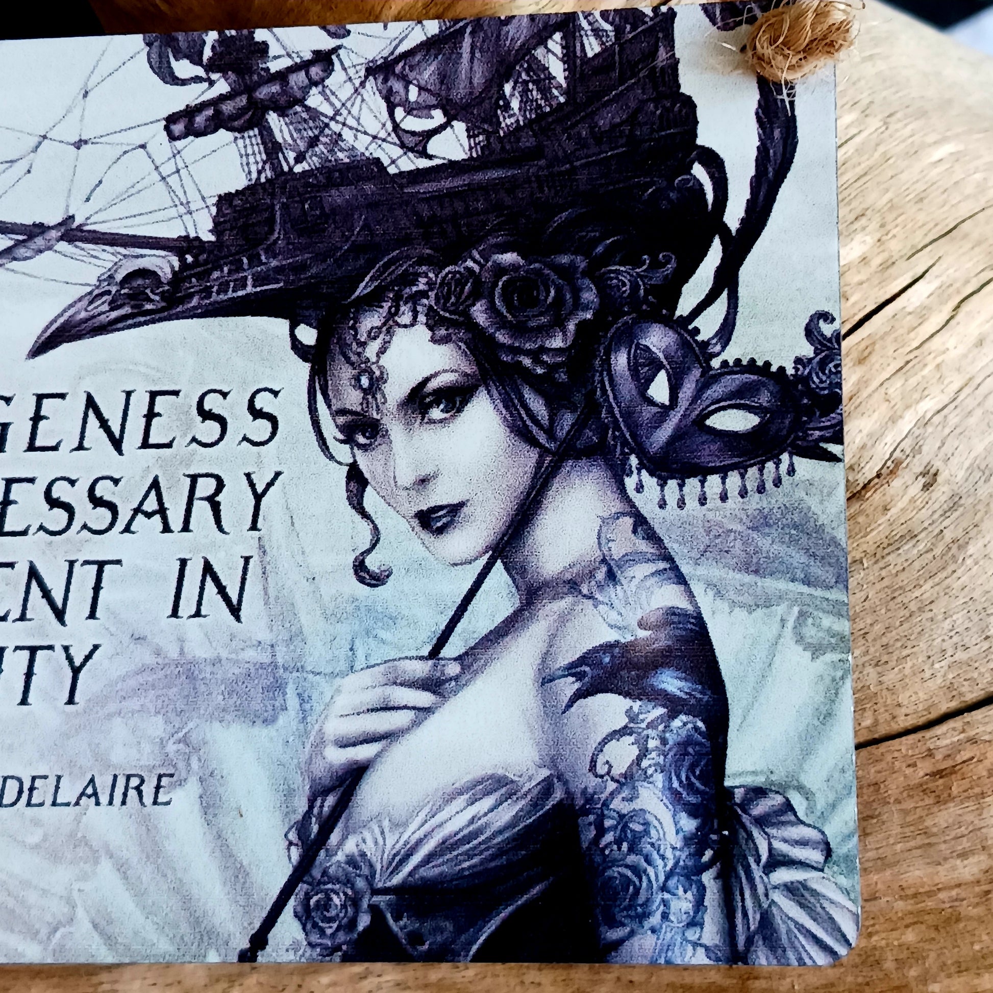 Strangeness Is A Necessary Ingredient ... Steel Wall Plaque