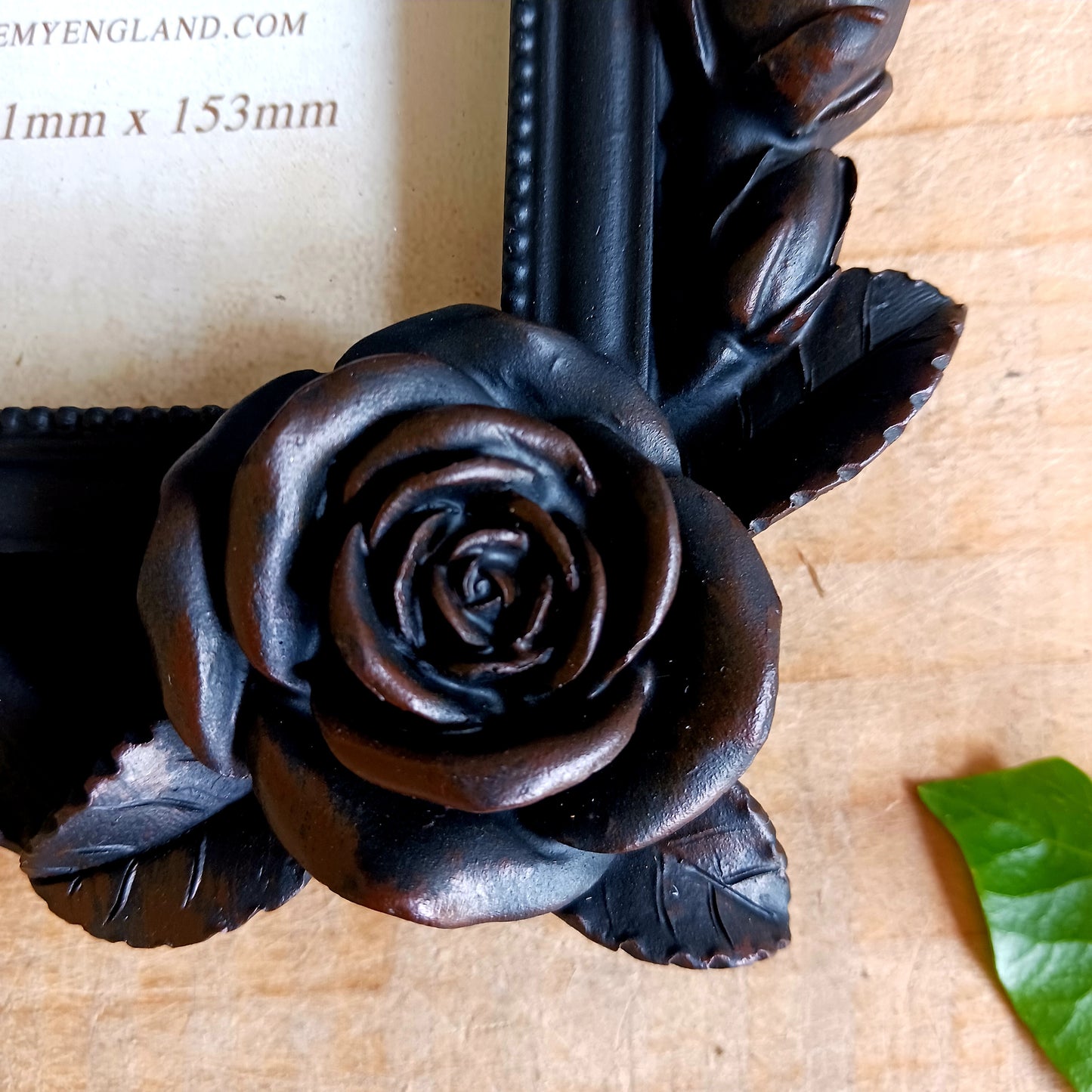 Black Rose & Vine Picture Frame