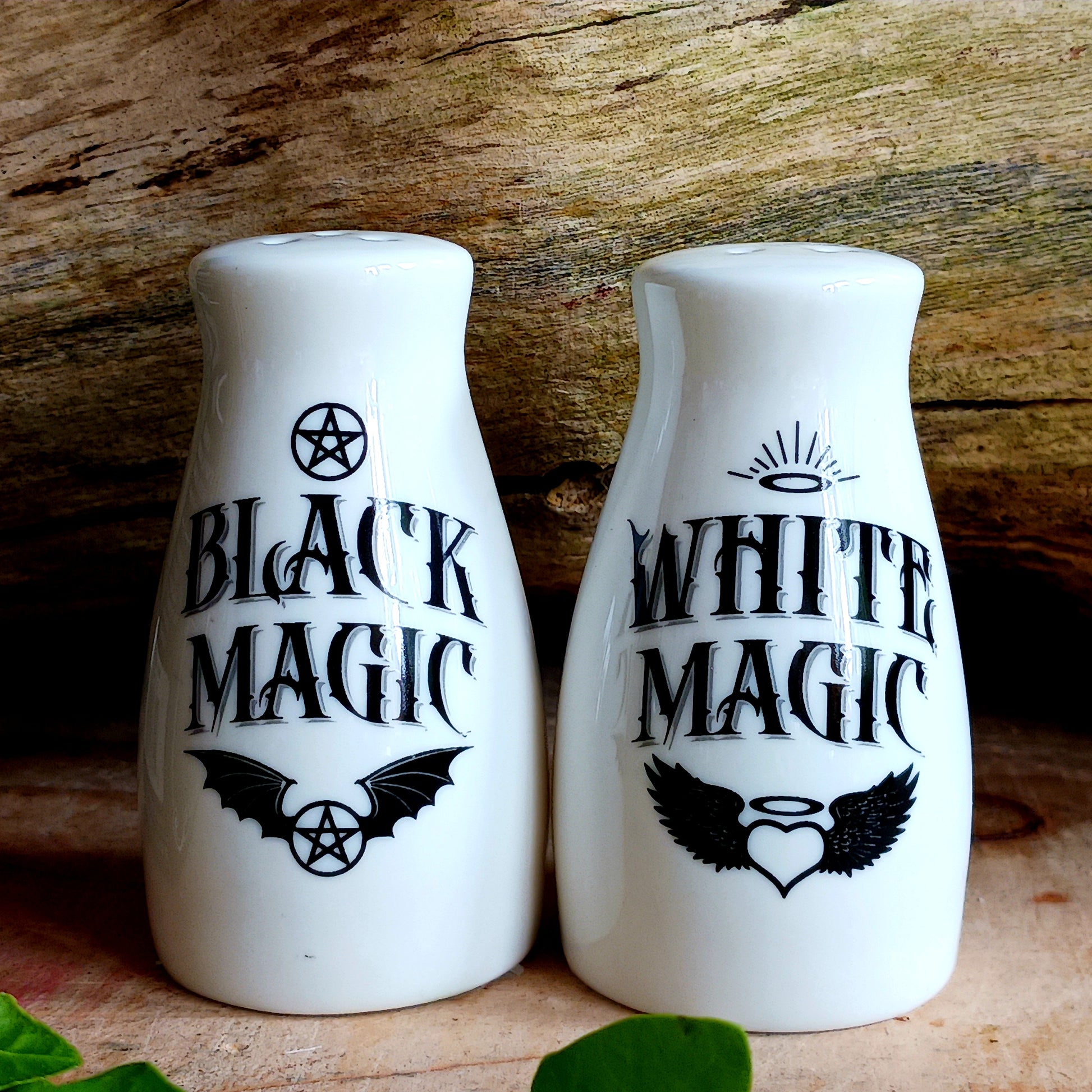 White Magic | Black Magic Salt & Pepper Set