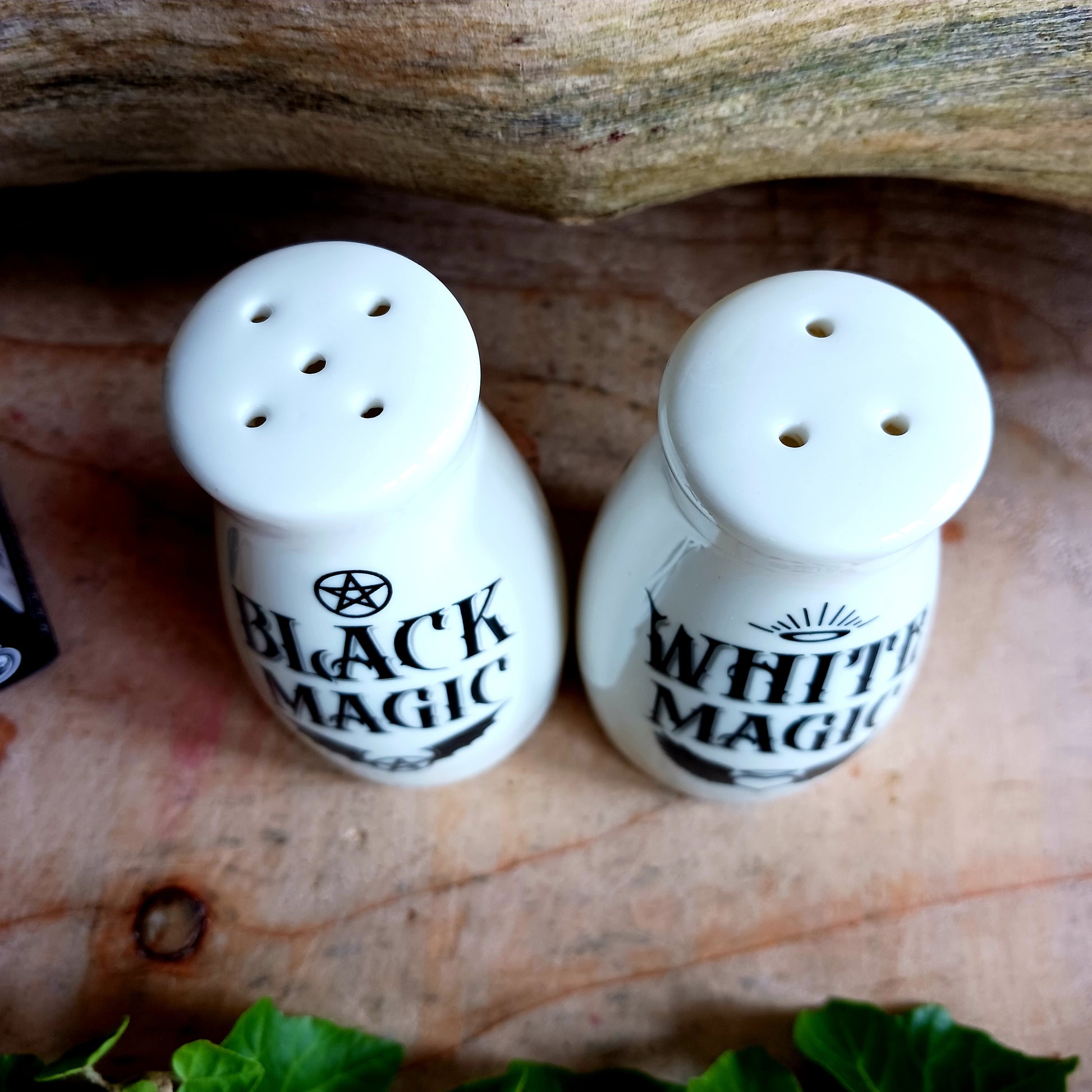 White Magic | Black Magic Salt & Pepper Set