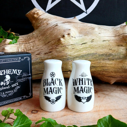 White Magic | Black Magic Salt & Pepper Set