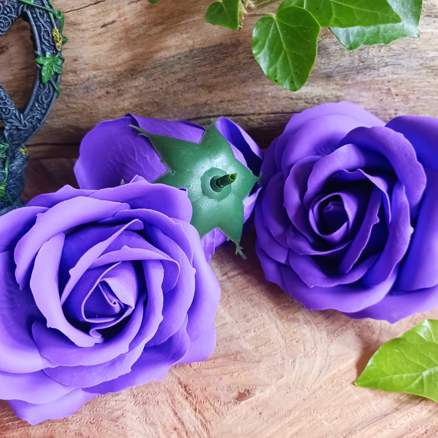 Crafted Flower Soap Sets | Purple