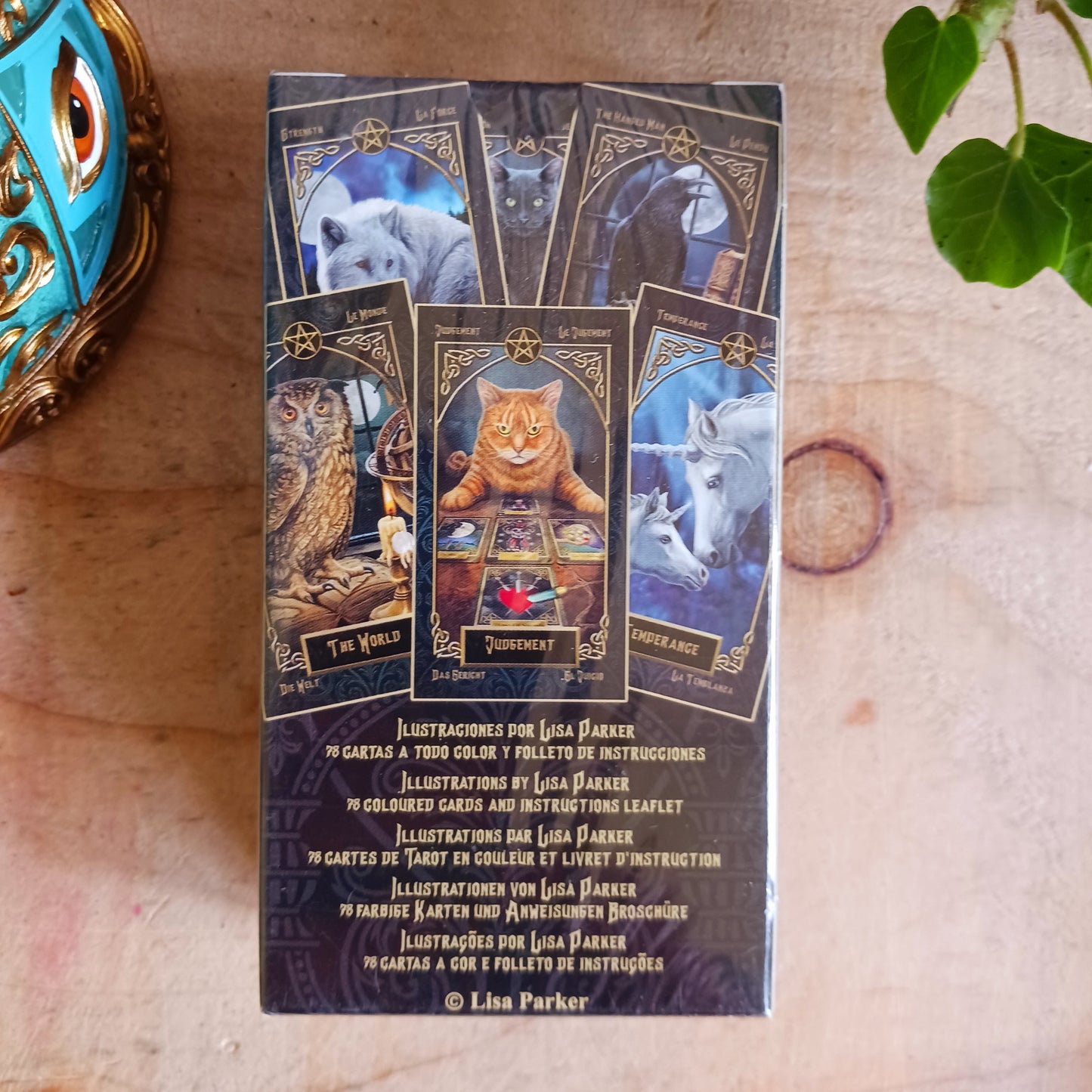 Lisa Parker Tarot Familiars Gothic Tarot Cards