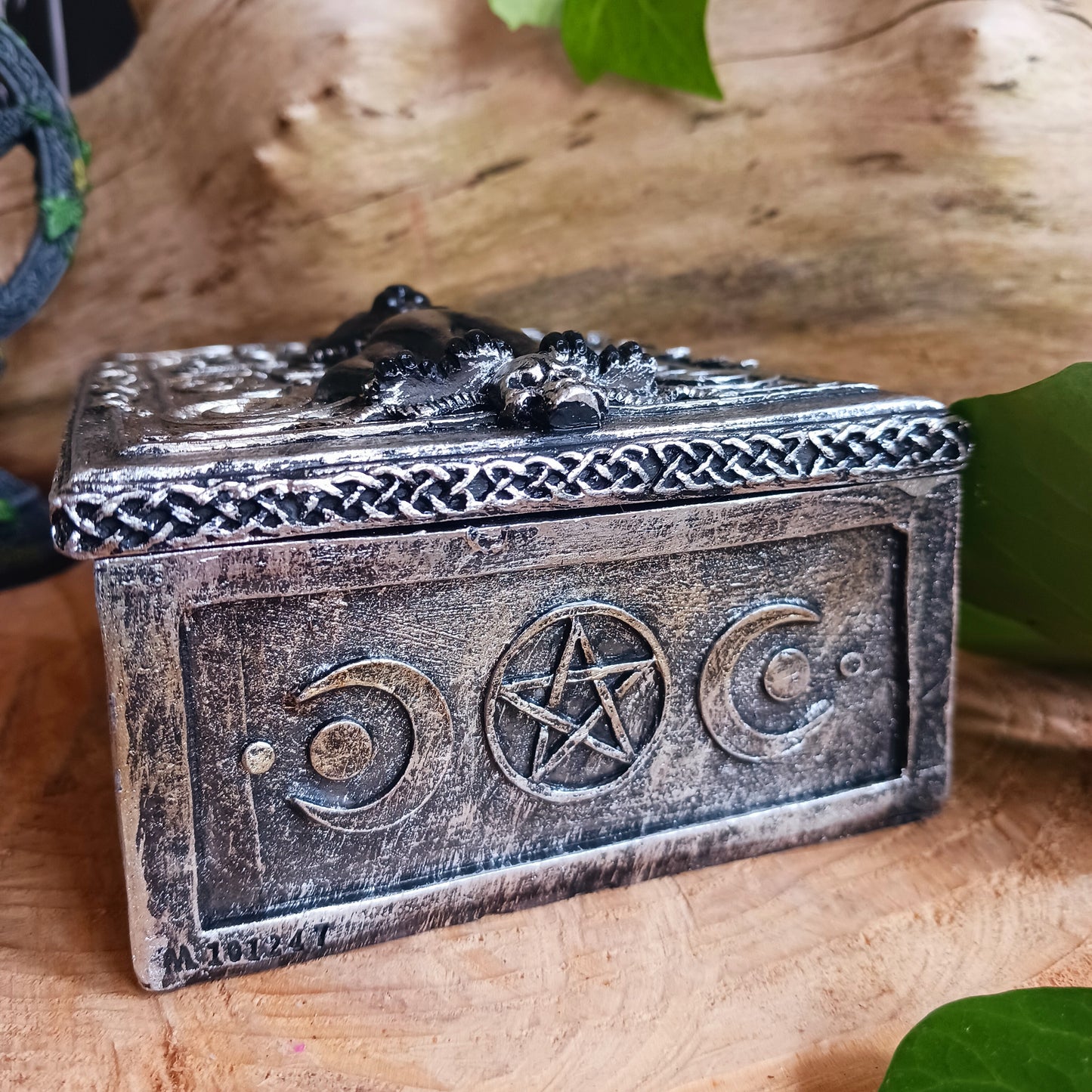 Gothic Black Cat | Tarot & Trinket box