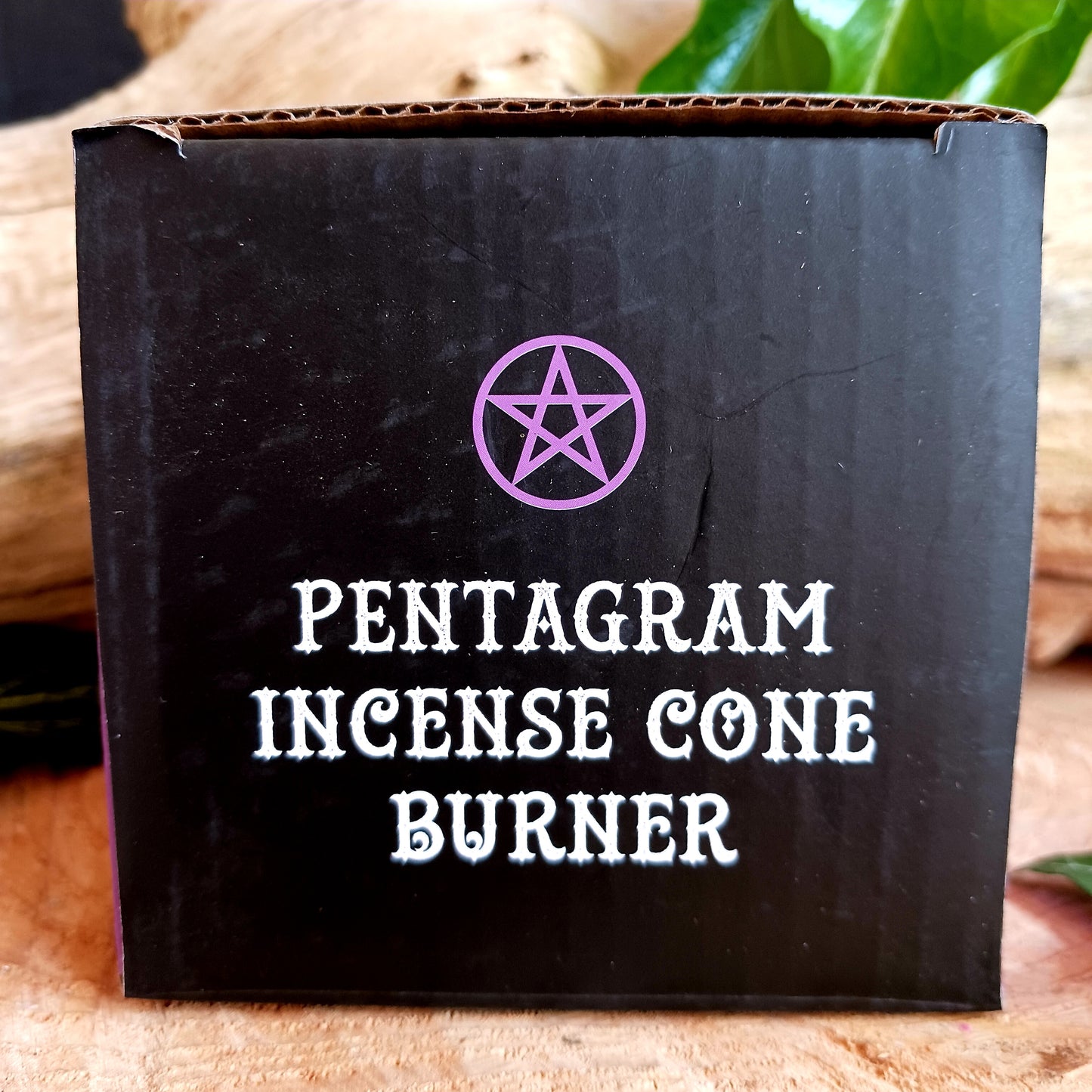 Pentagram Cauldron Incense Cone Holder