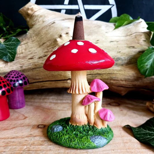 Mushroom Backflow Incense Burner