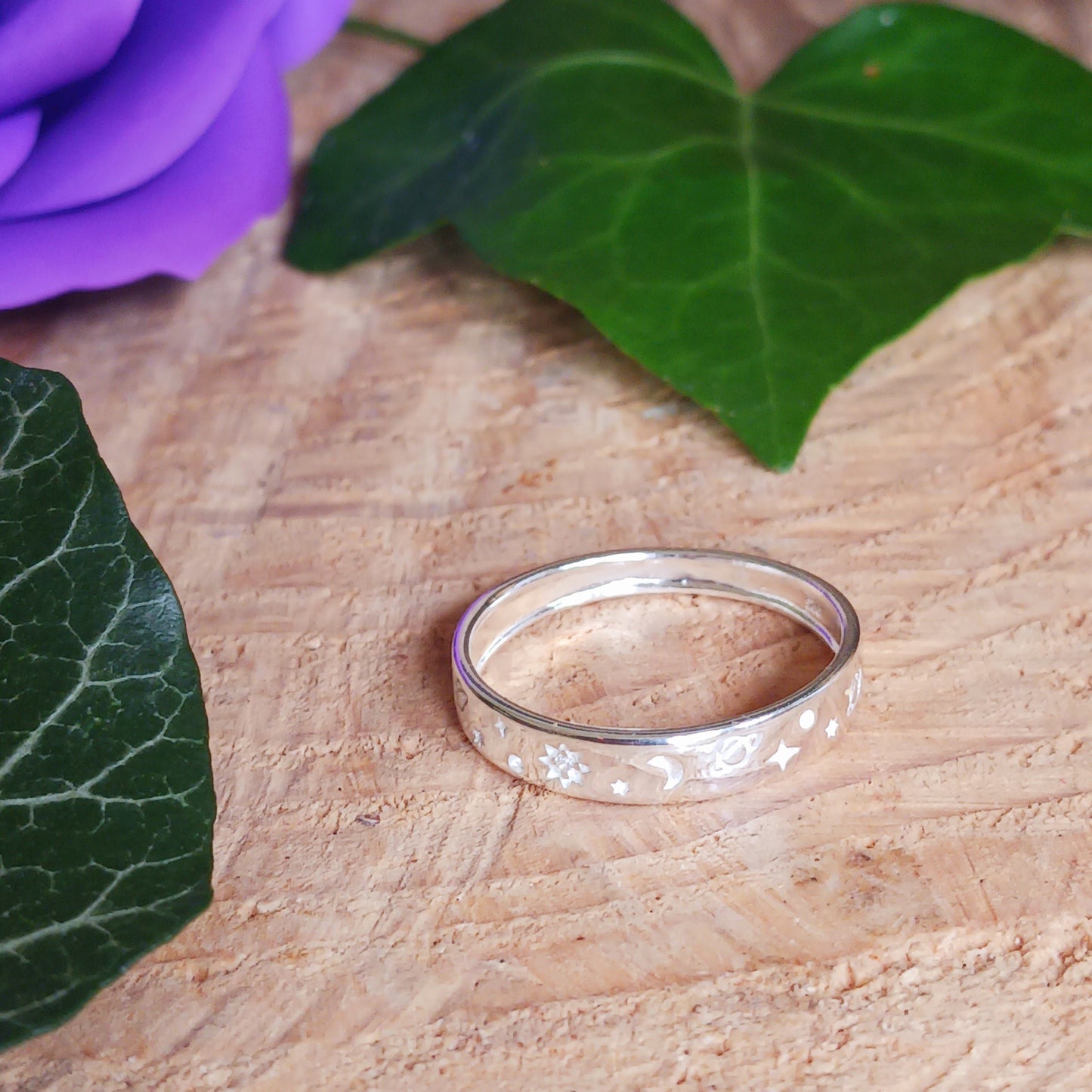 Moon & Stars Rings | 925 Sterling Silver