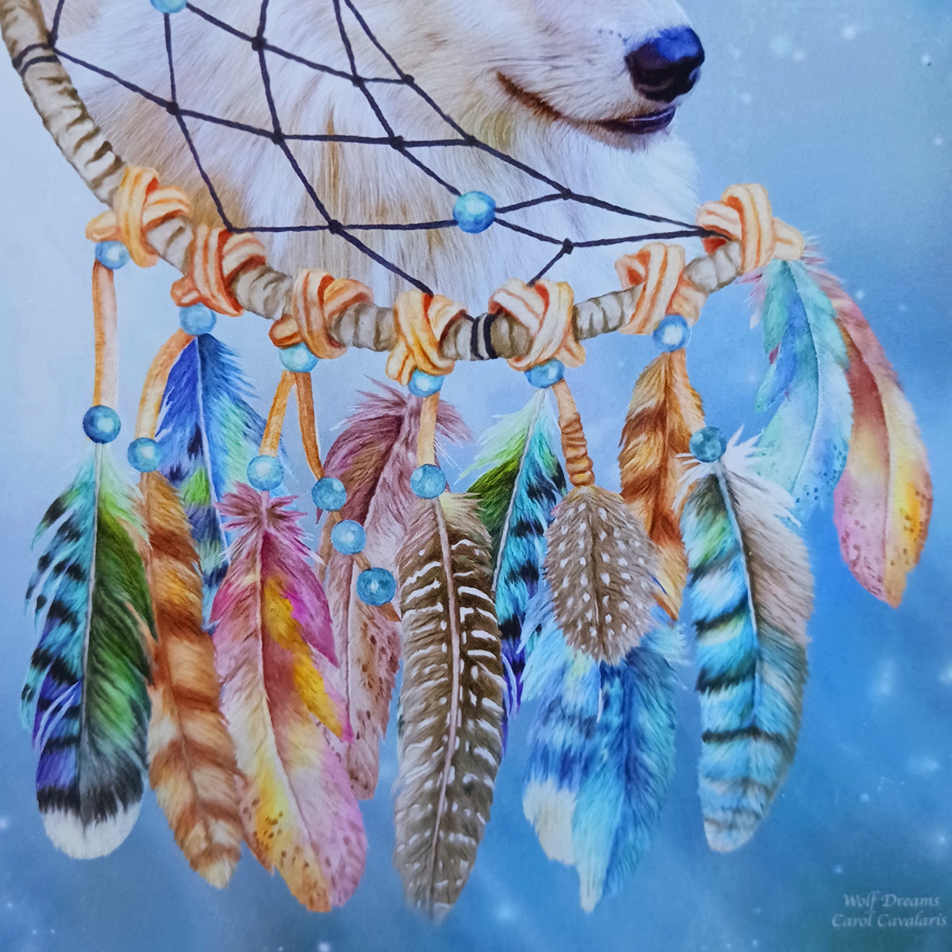 Wolf Spirit Greetings Card