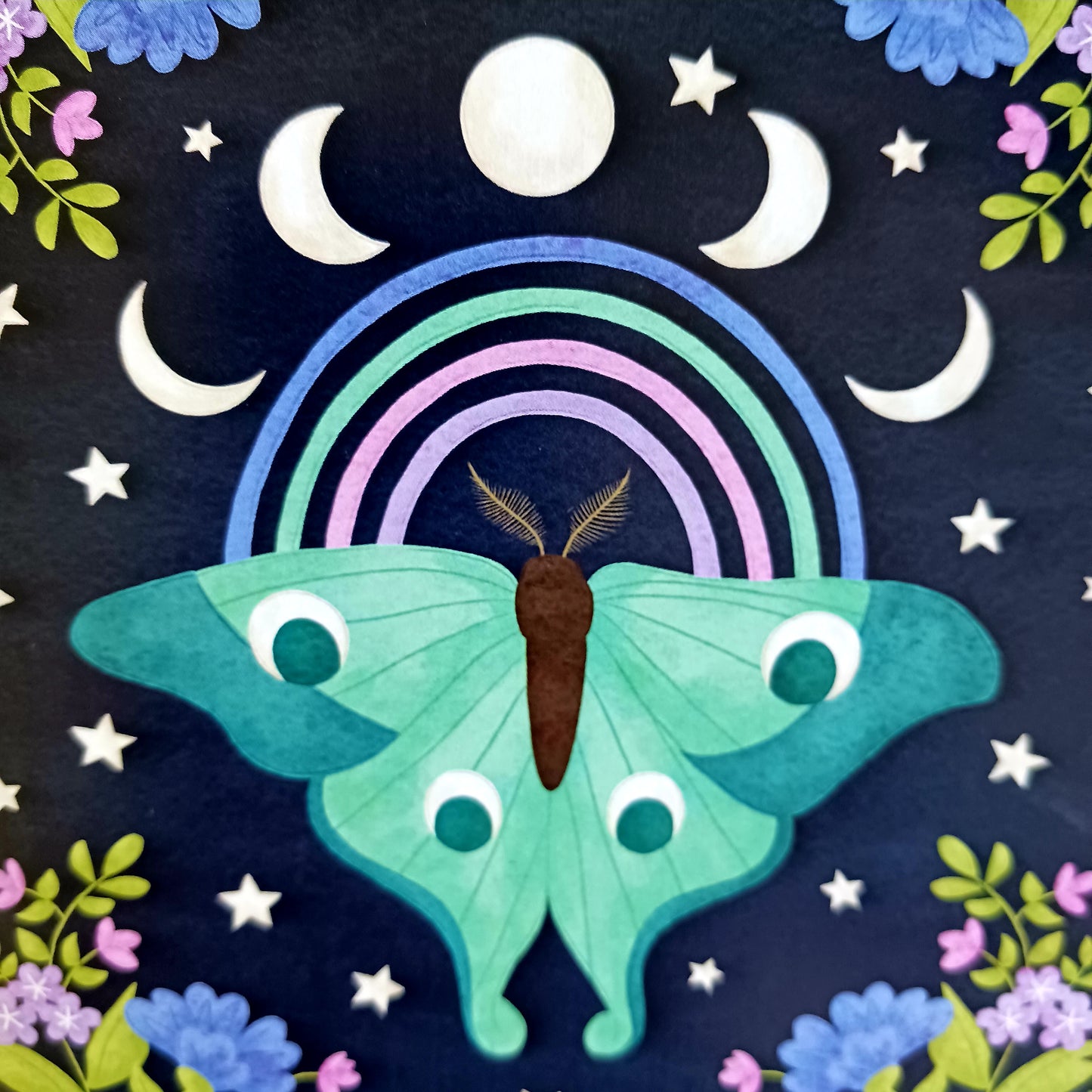 Lunar Moth Greetings Card | All Occasions