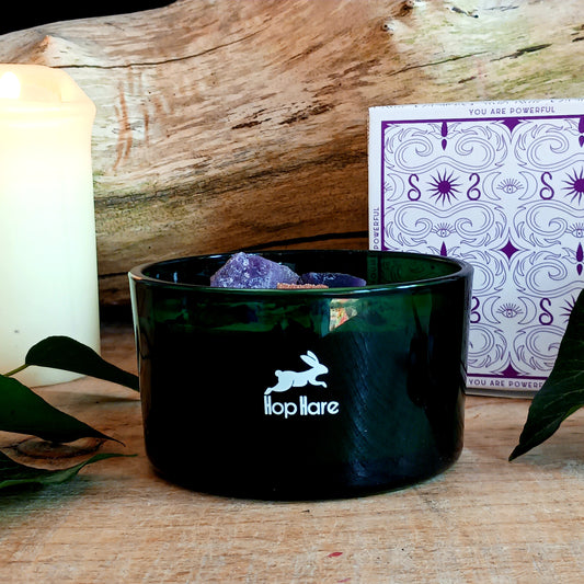 Crystal Magic Tarot Candle | The Moon