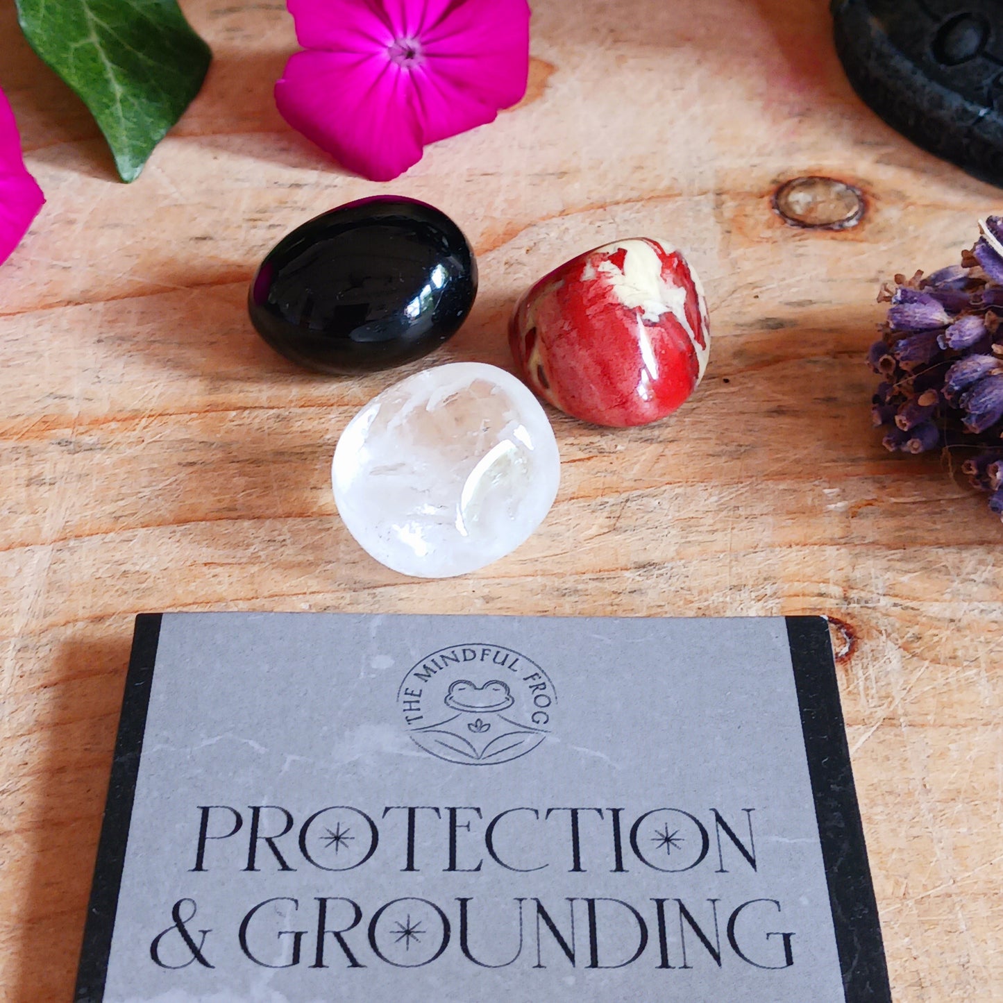 Protection and Grounding Healing Crystal Set