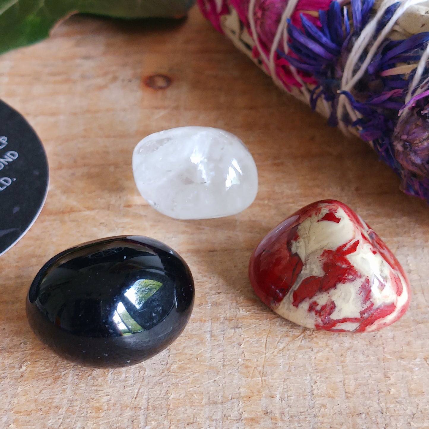 Protection and Grounding Healing Crystal Set