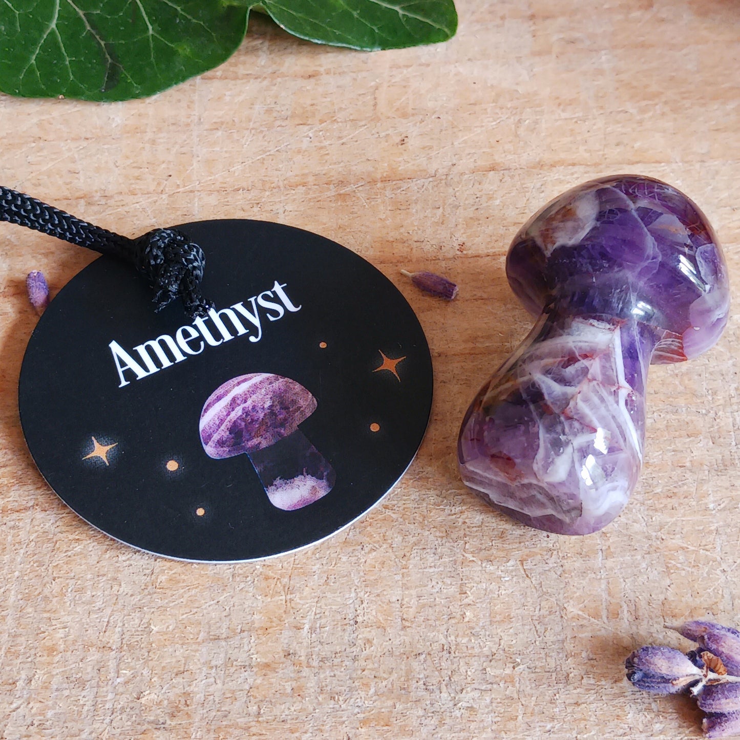 Magical Amethyst Crystal Mushroom