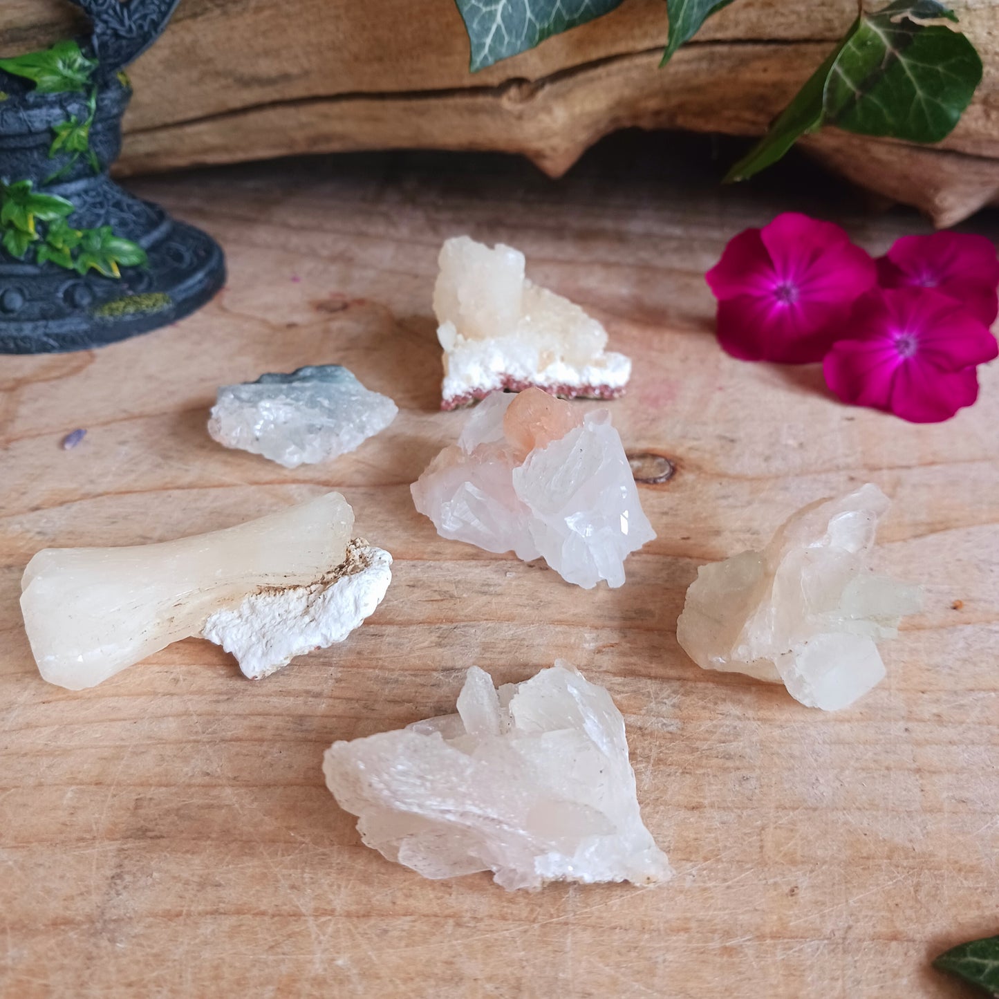 Stilbite Combination with Appophyllite Crystals