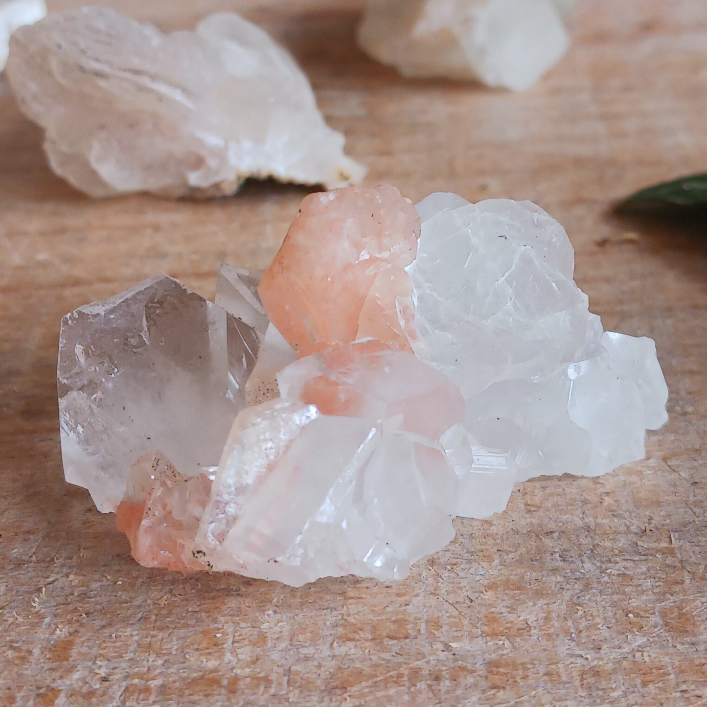 Stilbite Combination with Appophyllite Crystals