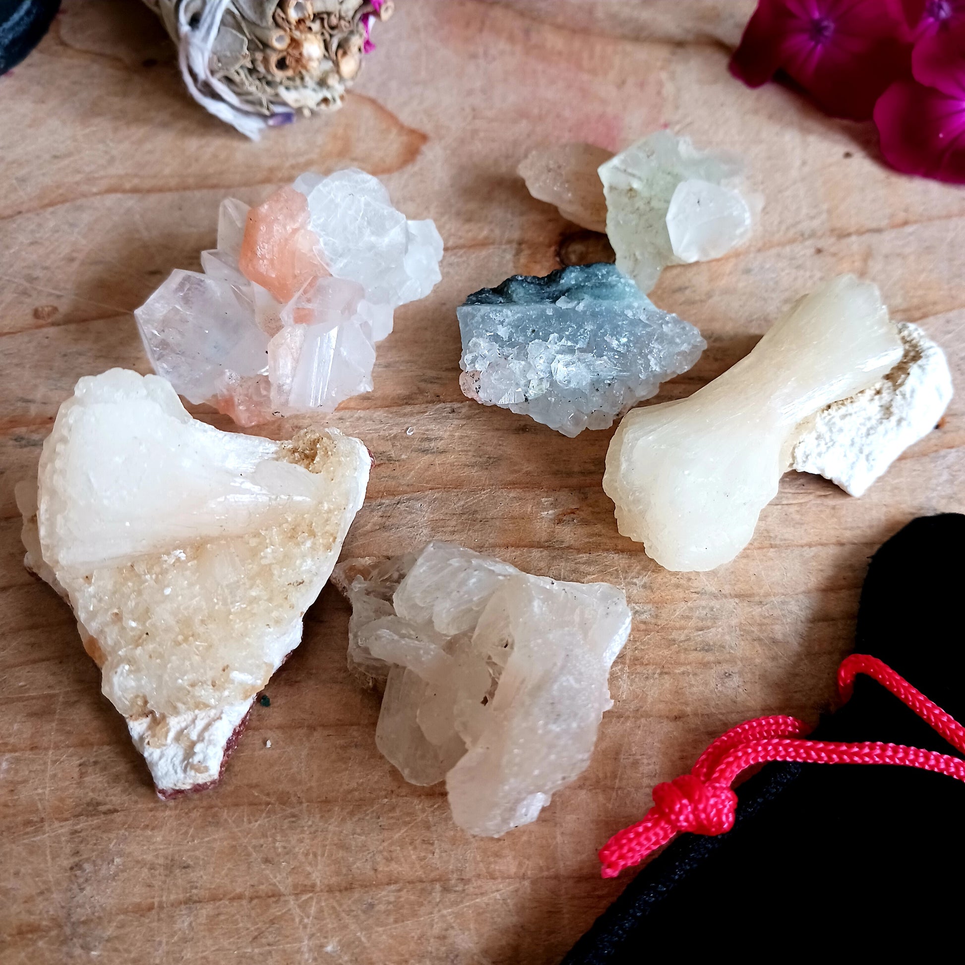 Stilbite Combination with Appophyllite Crystals