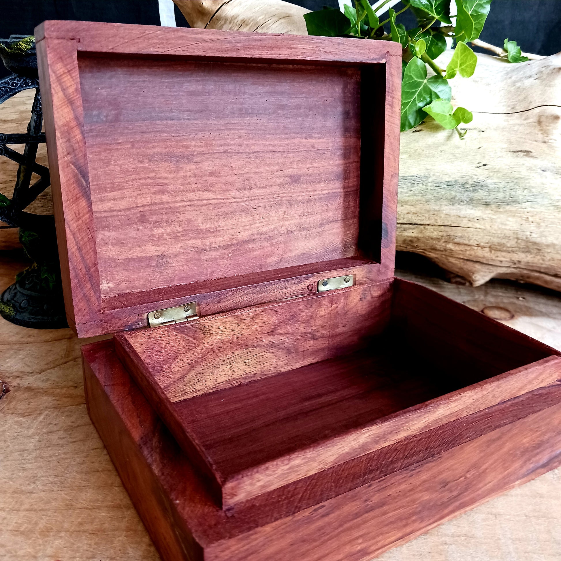 Wooden Sheesham Tarot Card Box