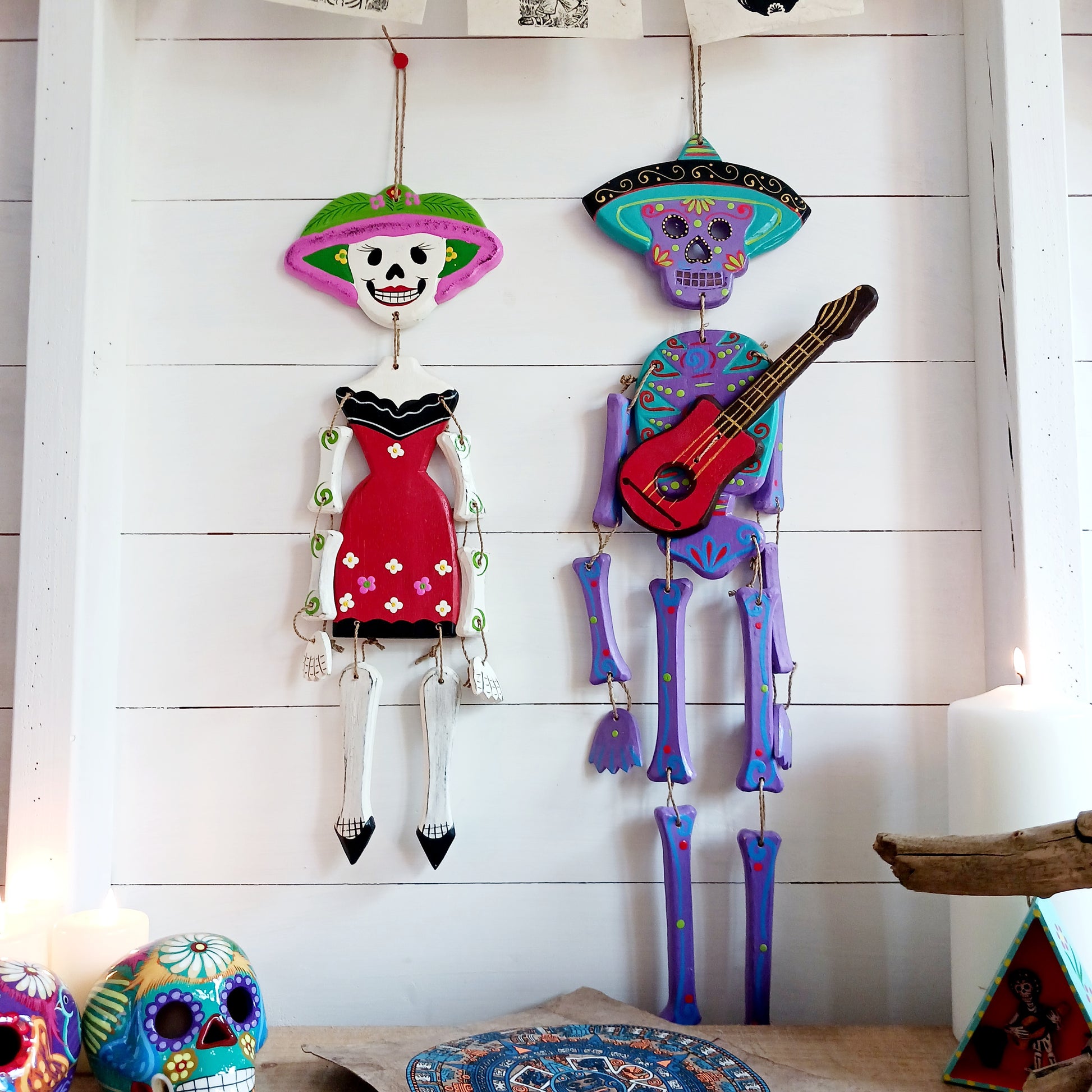 Mexican Day of the Dead Lady | Wall Hanging