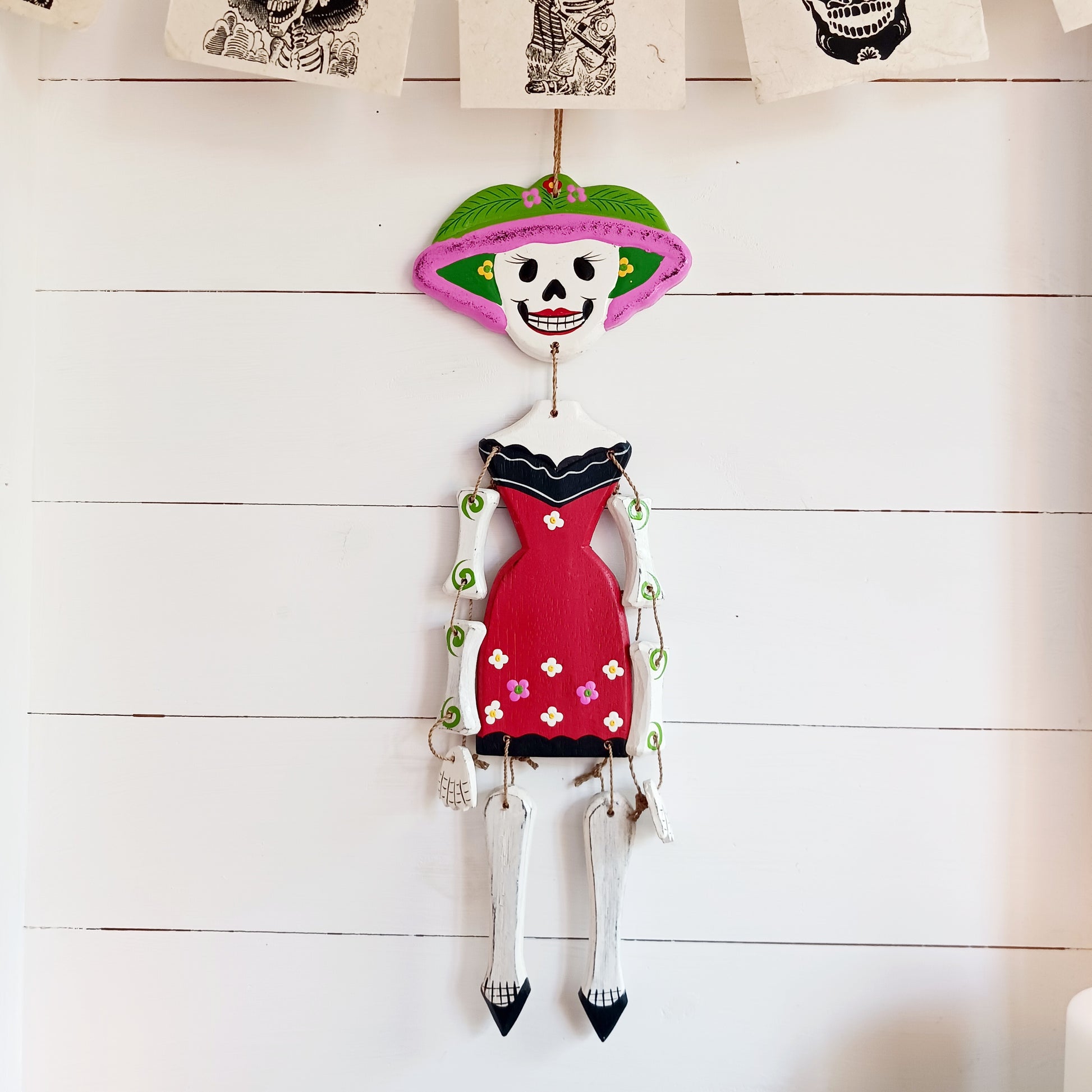 Mexican Day of the Dead Lady | Wall Hanging