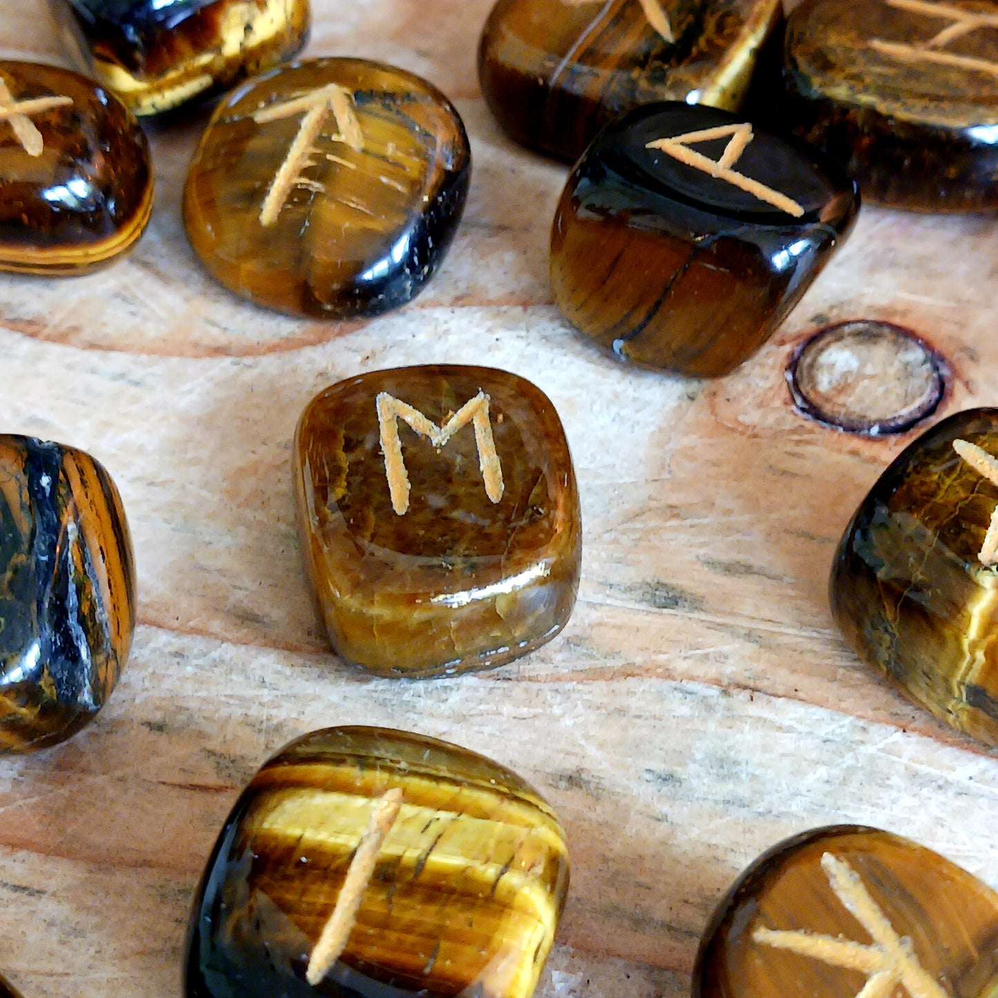 Runes Stone Set | Tiger's Eye