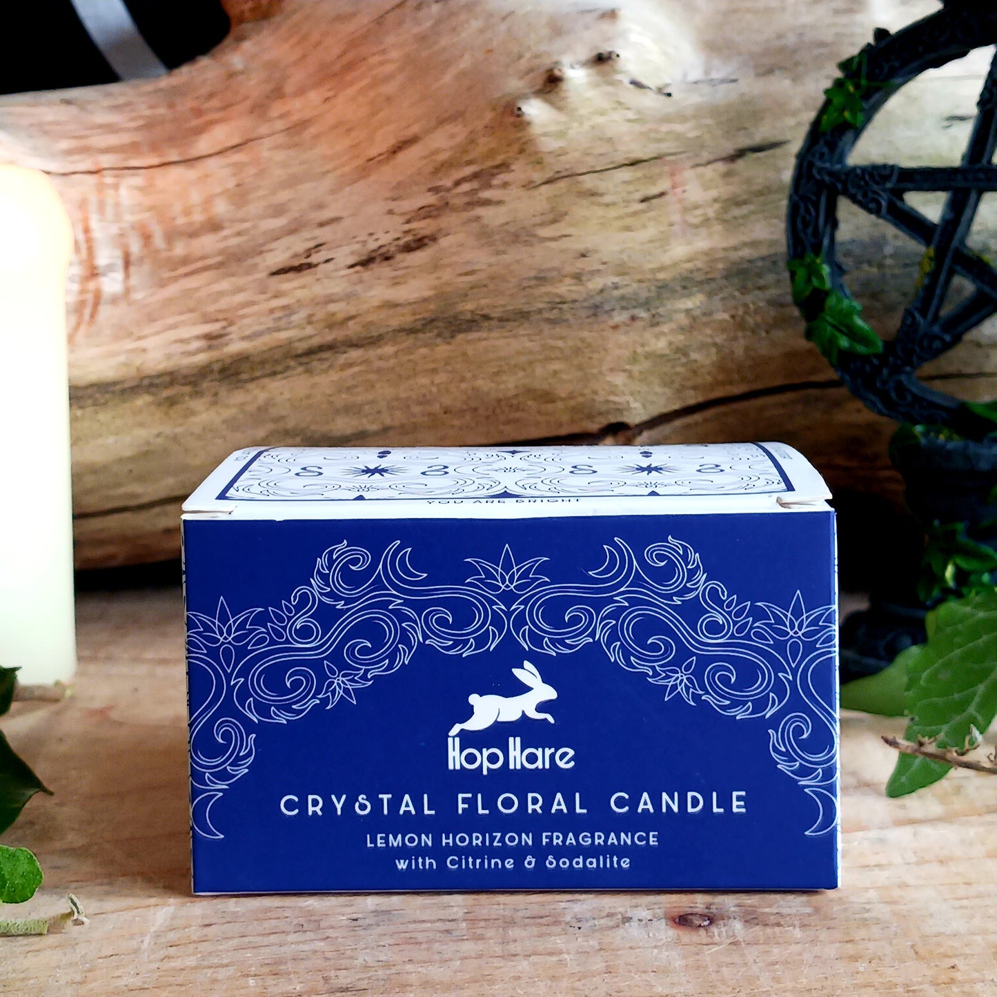 Crystal Magic Tarot Candle | The Sun