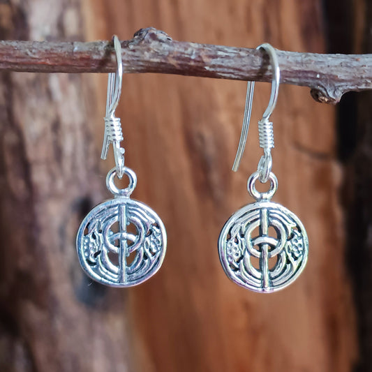 Chalice Well Drop Earrings | 925 Silver