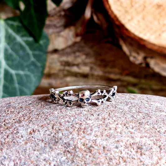 Skull & Crossbones Ring | 925 Sterling Silver