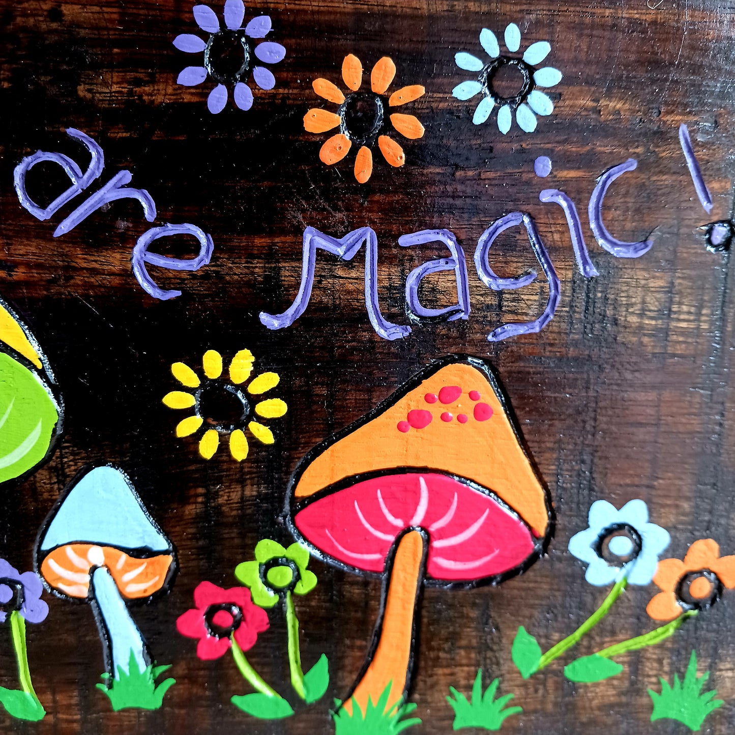 Mushrooms Are Magic Wall Plaque