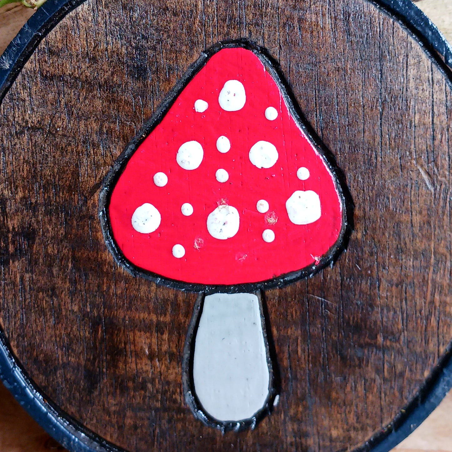 Mini Mushroom Wall Plaque