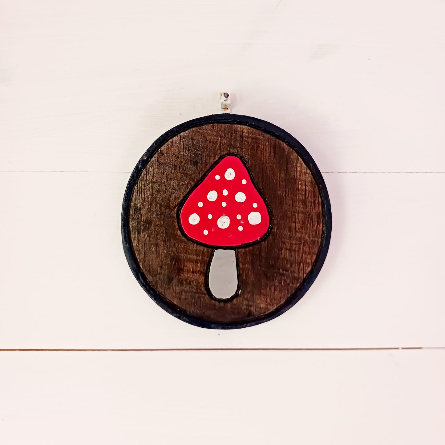 Mini Mushroom Wall Plaque