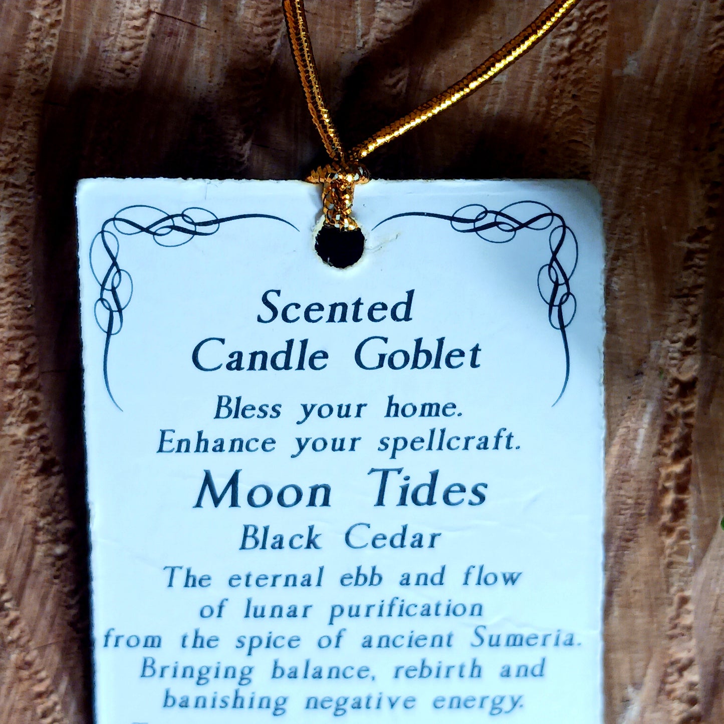 Moon Tides Candle | Black Cedar