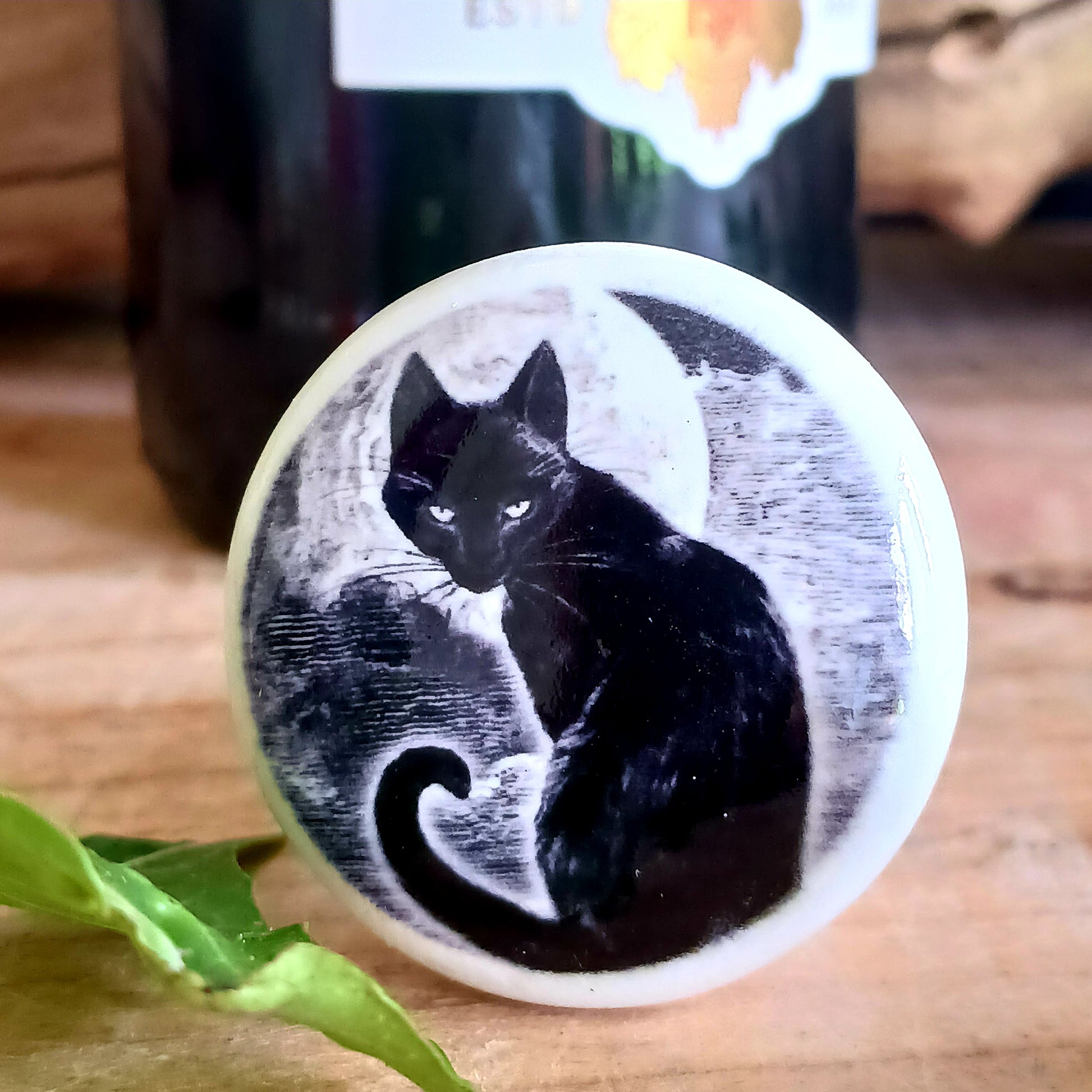 Alchemy Black Cat Bottle Stopper