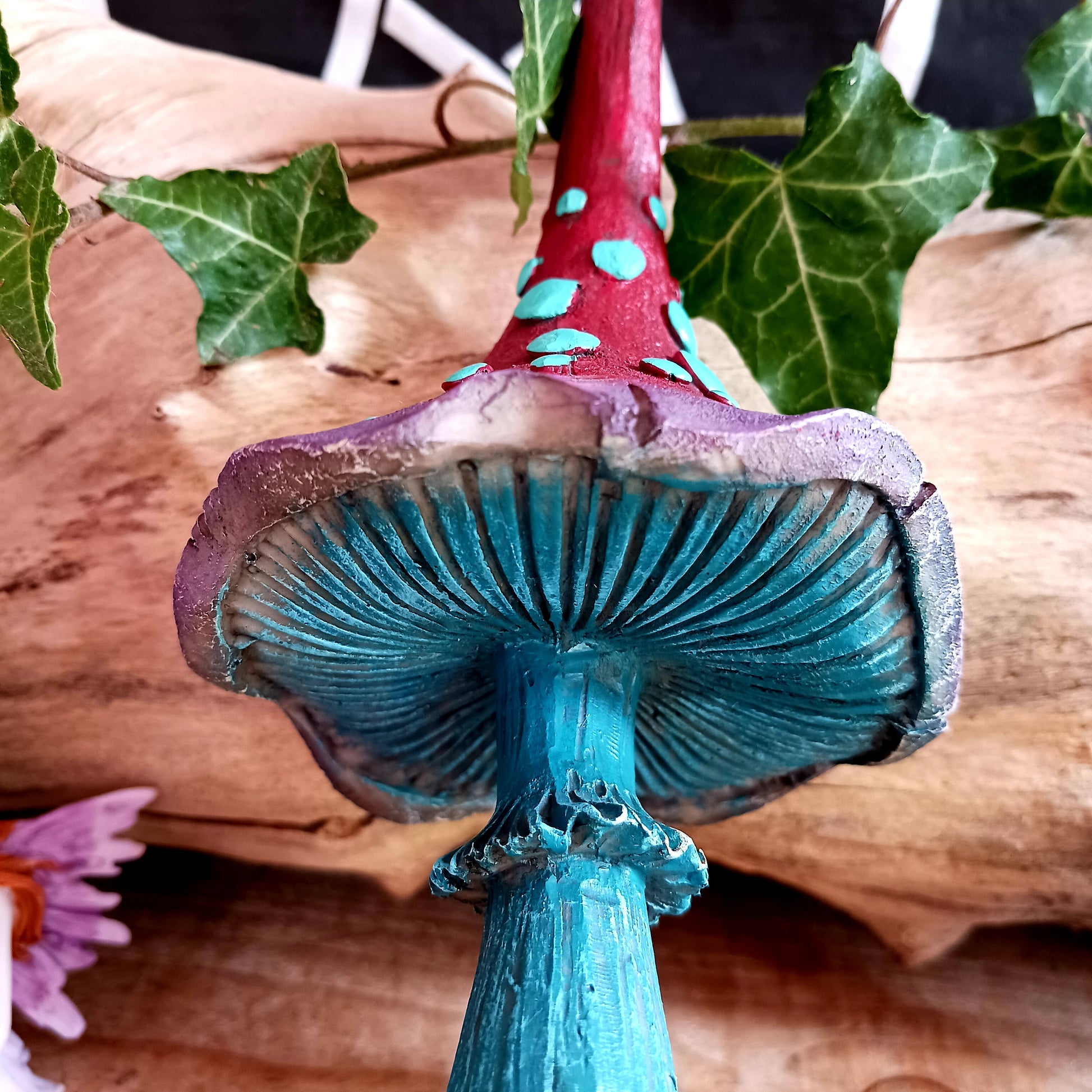 This fantasy toadstool from Nemesis Now will be a beautiful ornament for your home.&nbsp; This Magic Mystic Mugwump Fairy Village Toadstool is expertly hand painted and crafted from durable resin for long-term display and feature intricate details on every side.  Its whimsical design will be sure to bring magic and delight to any space!